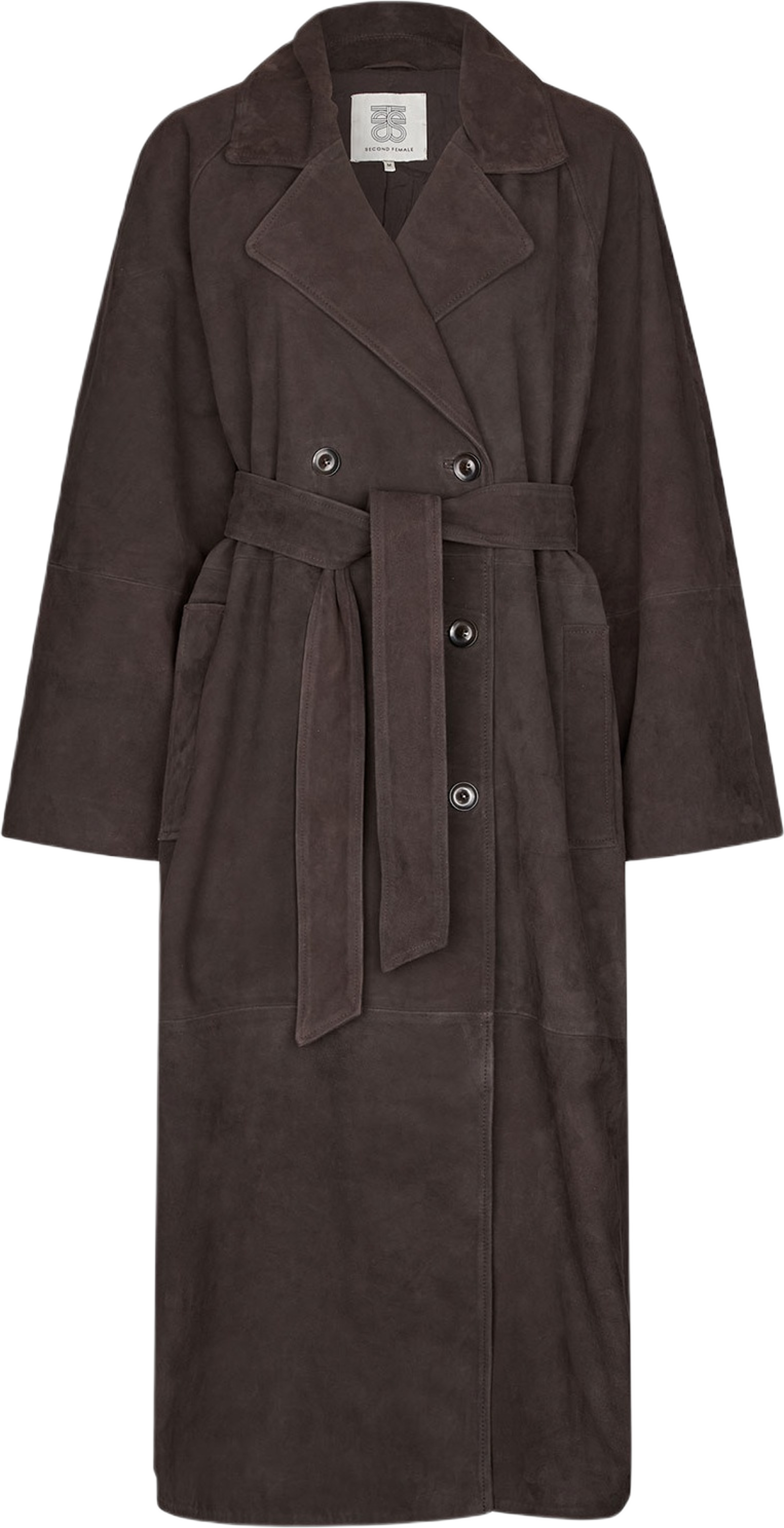 Noomi Suede Trenchcoat