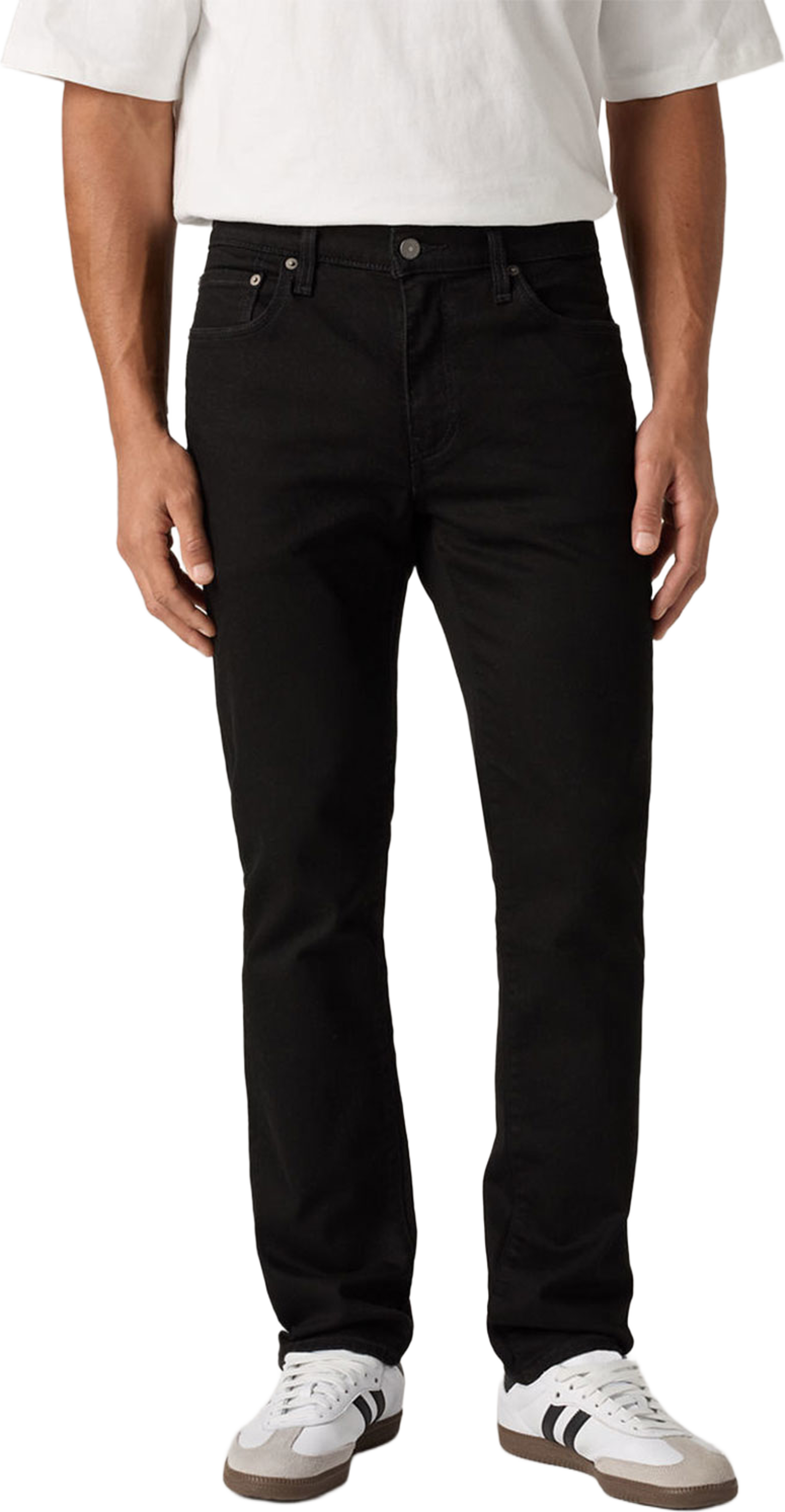 511™ Slim Jeans, från Levi's, i färgen Blacks. Klicka för att öppna bilden i stort format