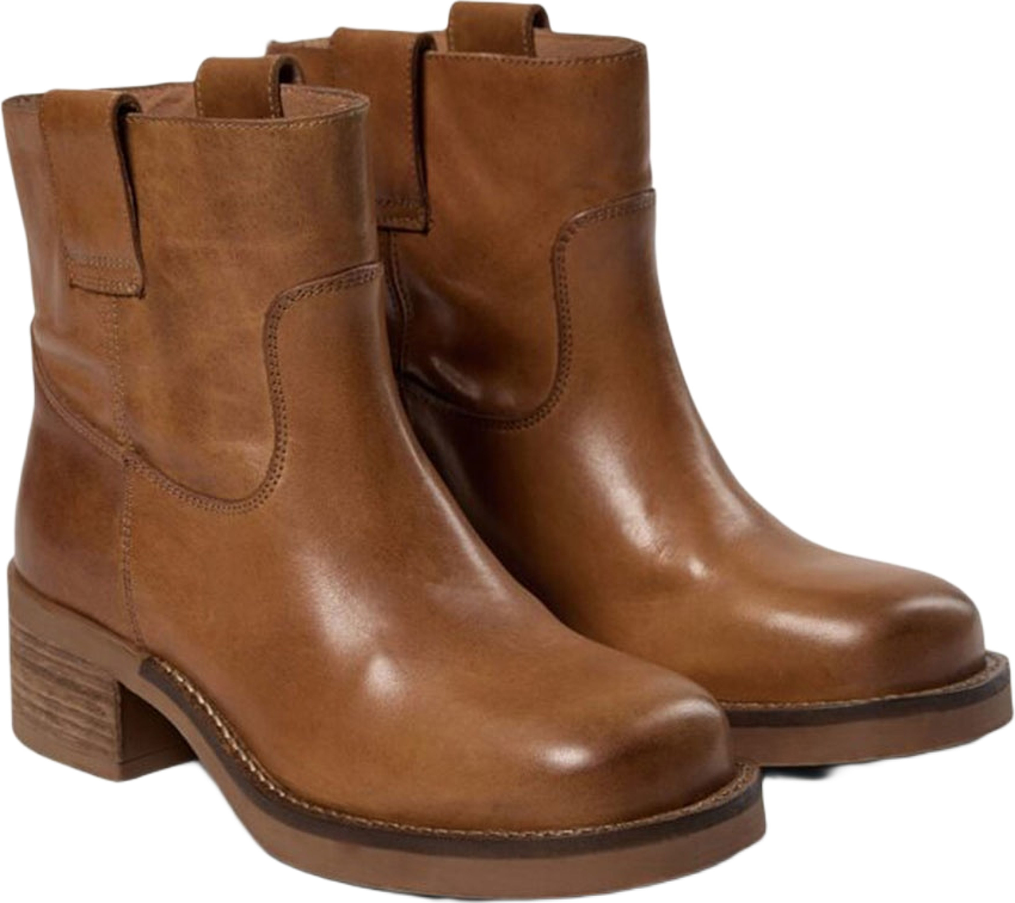 Jenny Vintage Boots, från Pavement, i färgen Tan Vintage 717.
