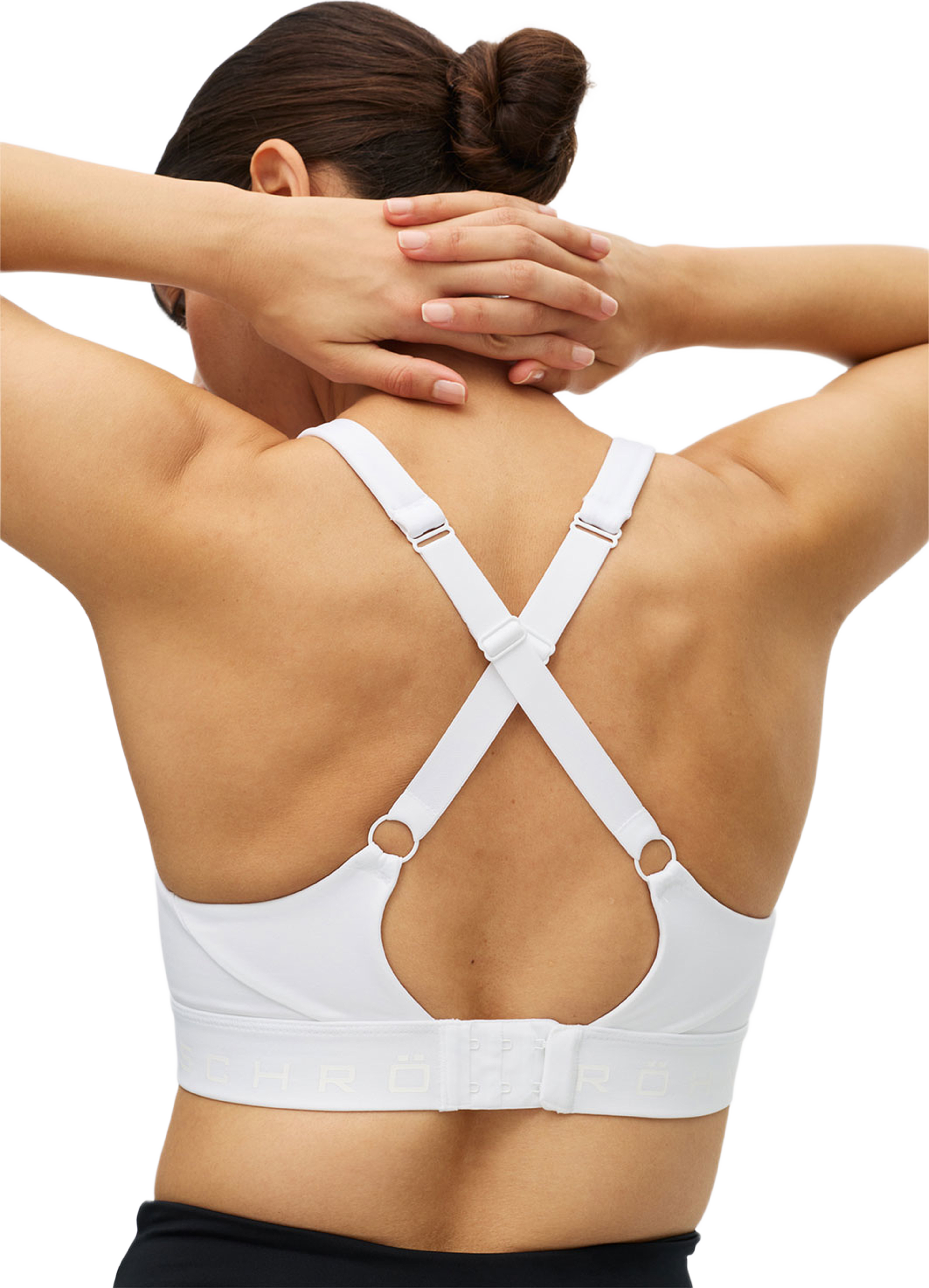 Firm High Support Sportsbra, från Röhnisch, i färgen White. Klicka för att öppna bilden i stort format