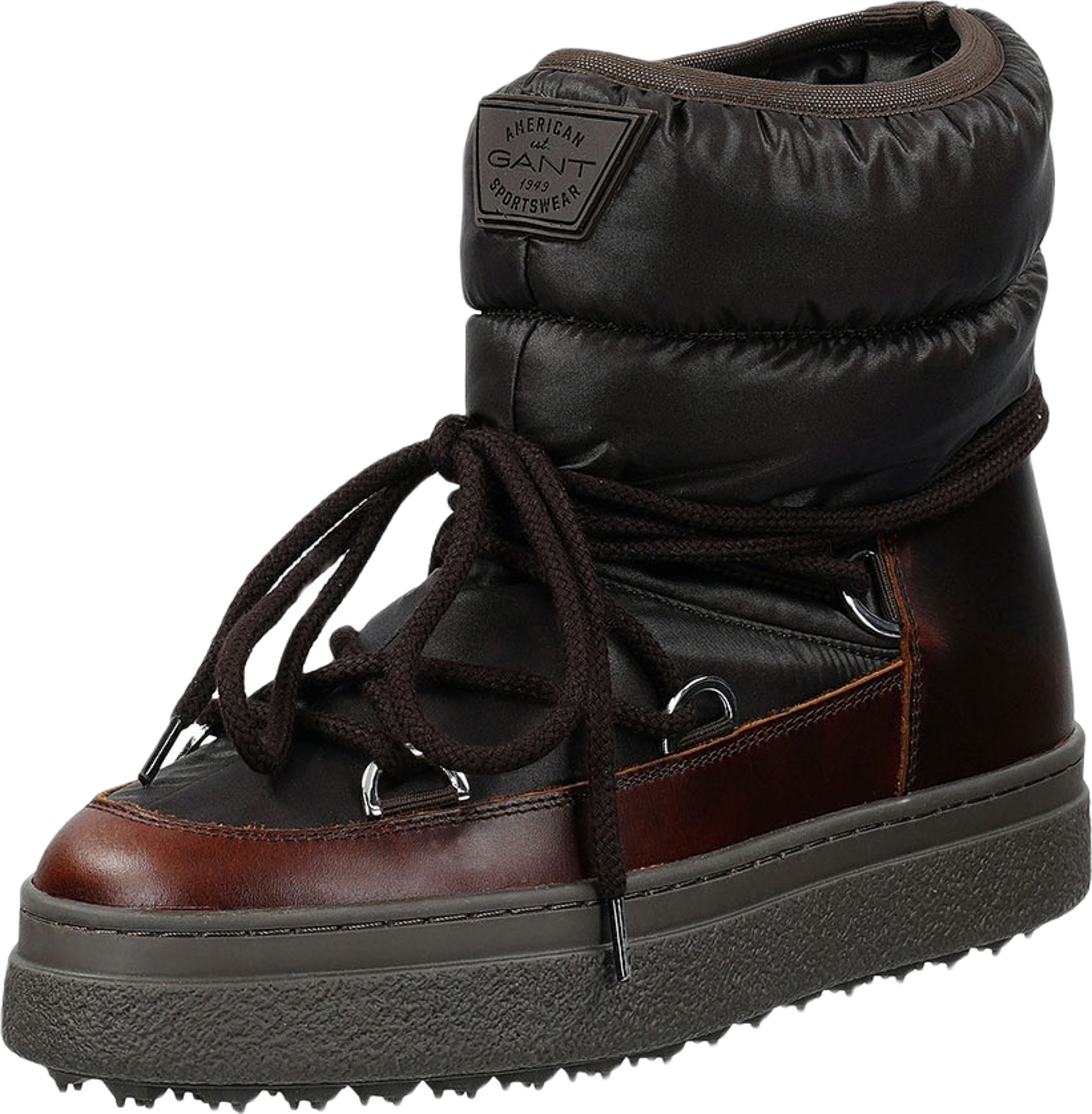 Snowhill Mid Boot, från GANT, i färgen Dark Brown.