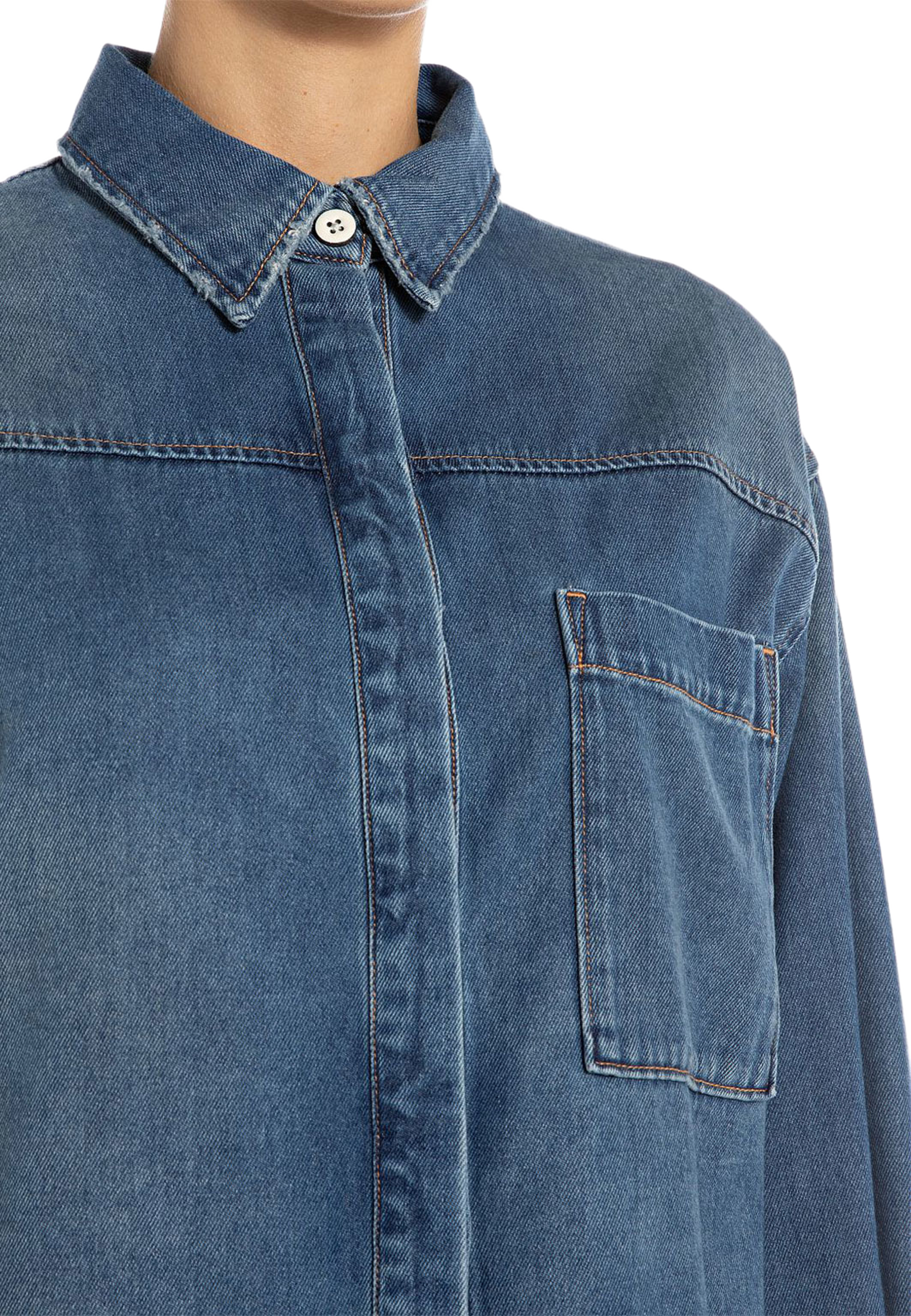 Oversized Denim Shirt