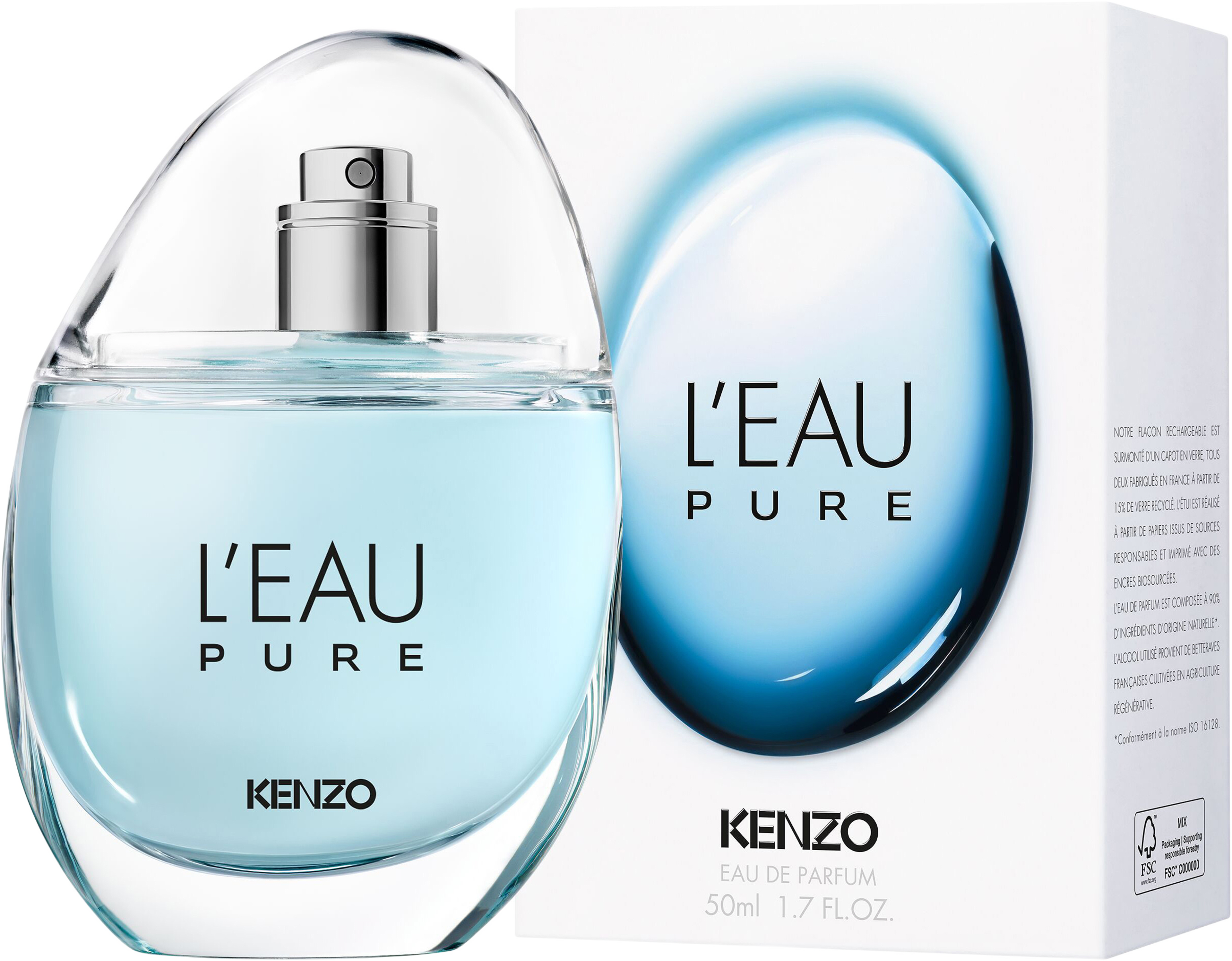 L'eau Pure Eau de parfum, från Kenzo. Klicka för att öppna bilden i stort format
