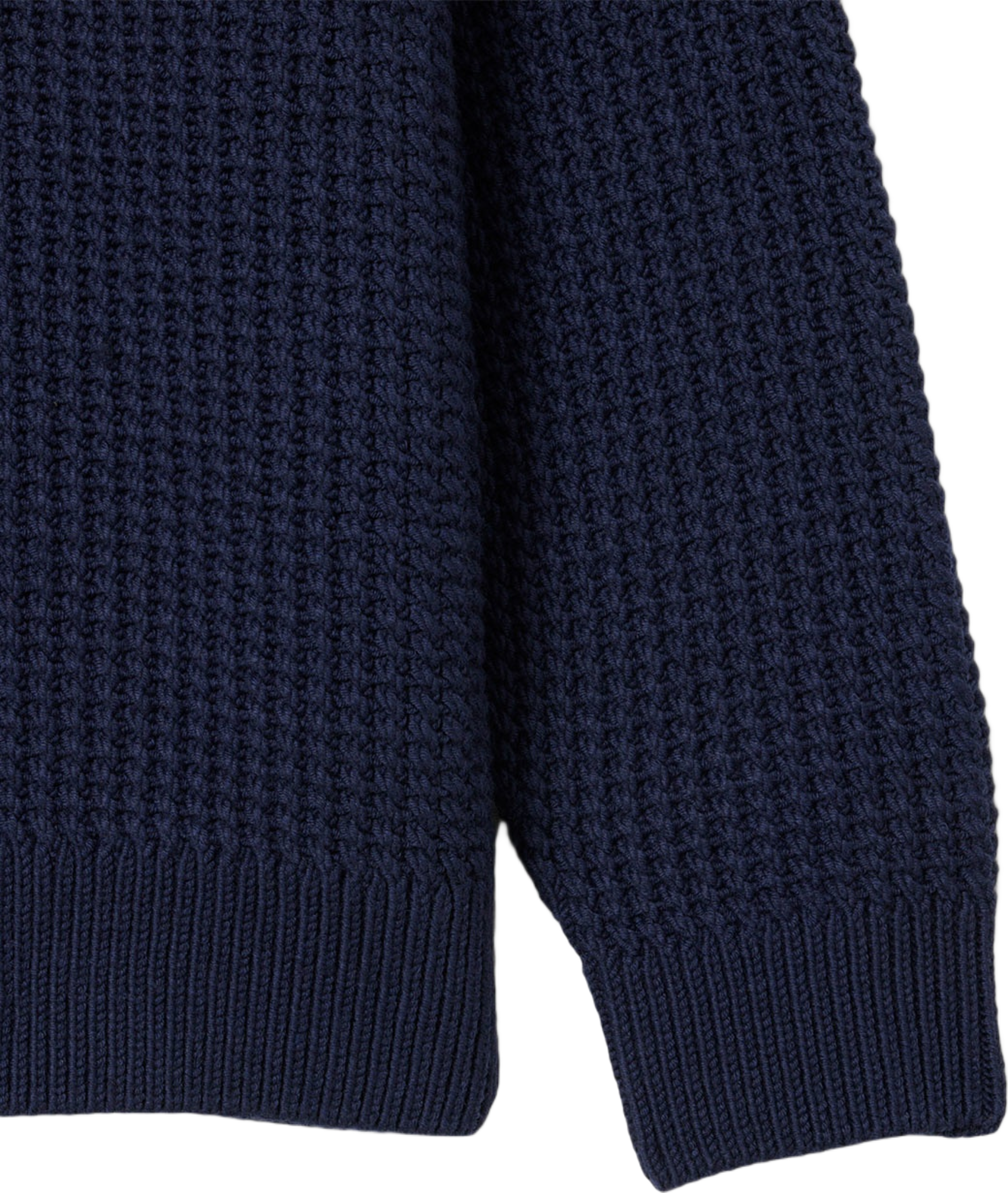 High Neck Half Zipper Heavy Wool Sweater, från Lacoste, i färgen Navy Blue.