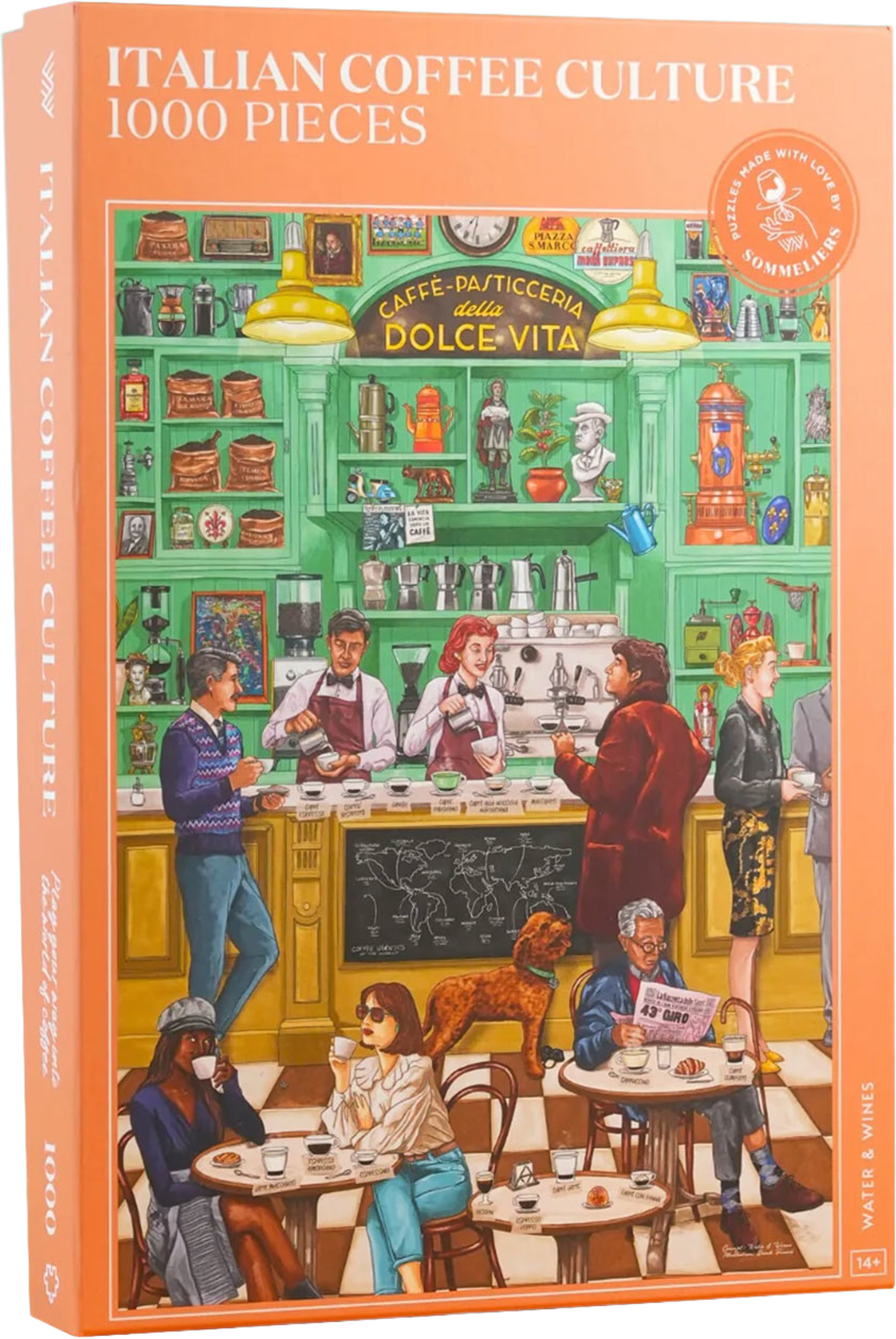 Pussel Italiensk kaffekultur 1000 bitar