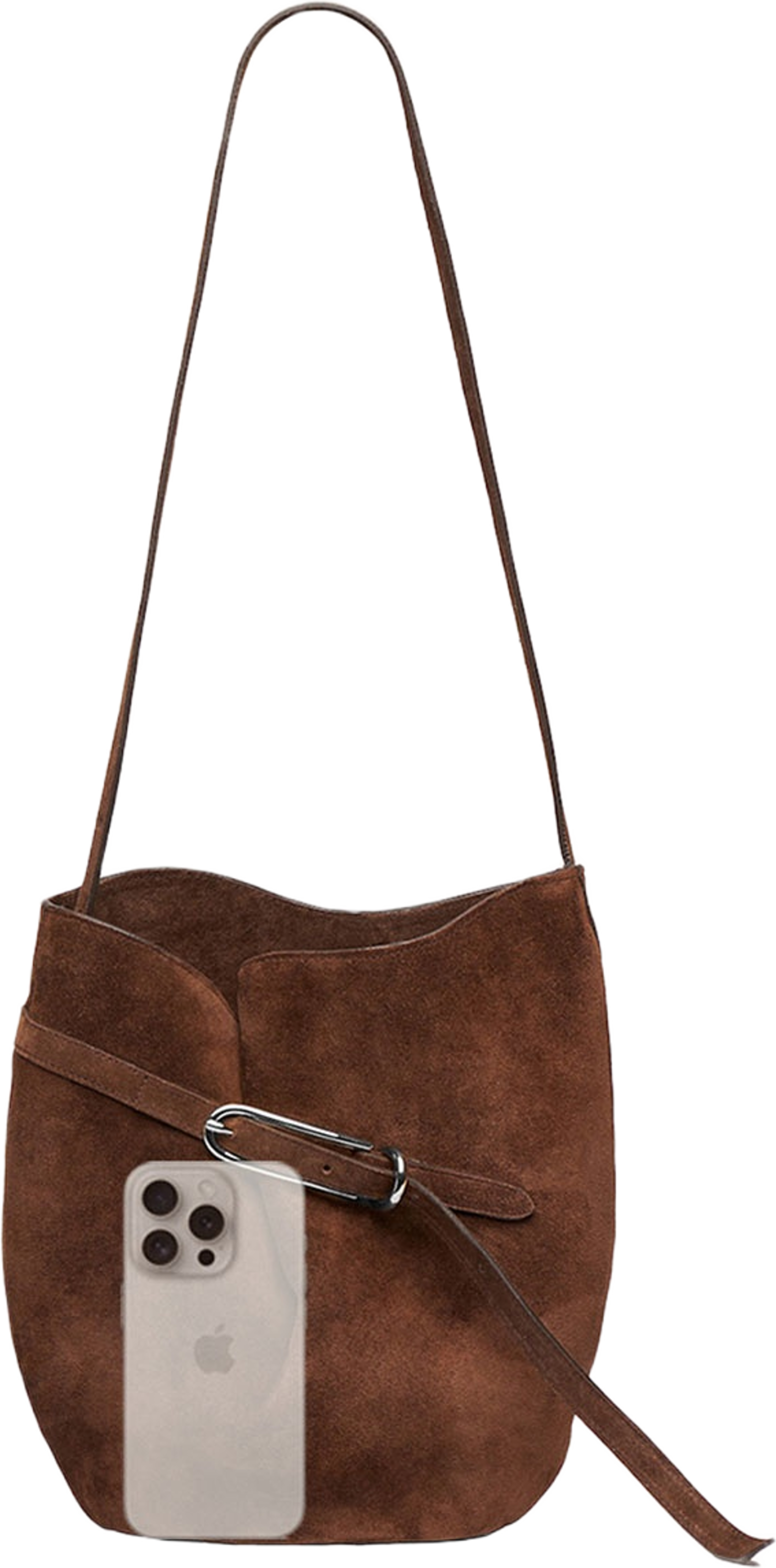 Belted Bucket Bag