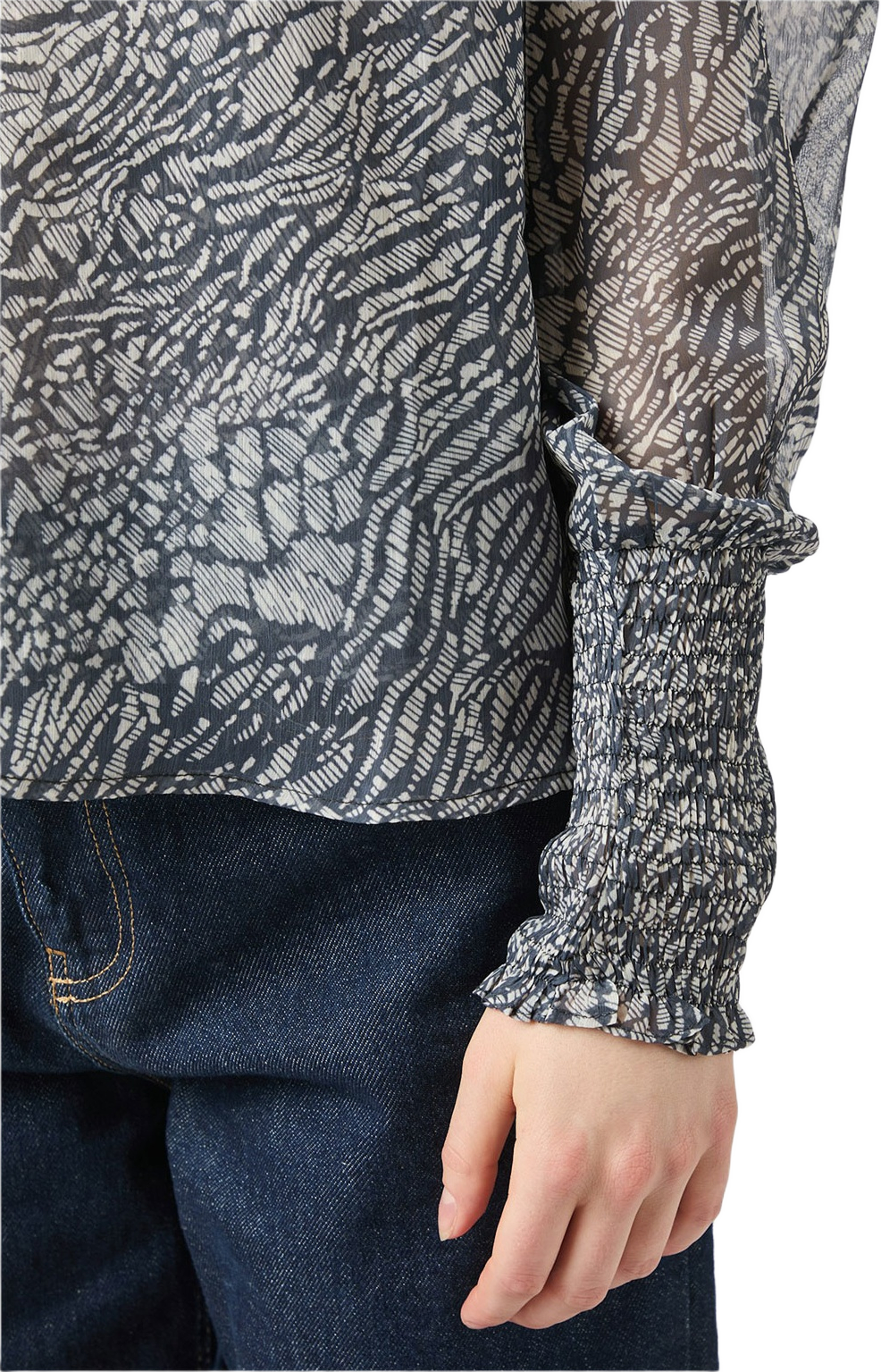 Landa Print Fusion Blouse