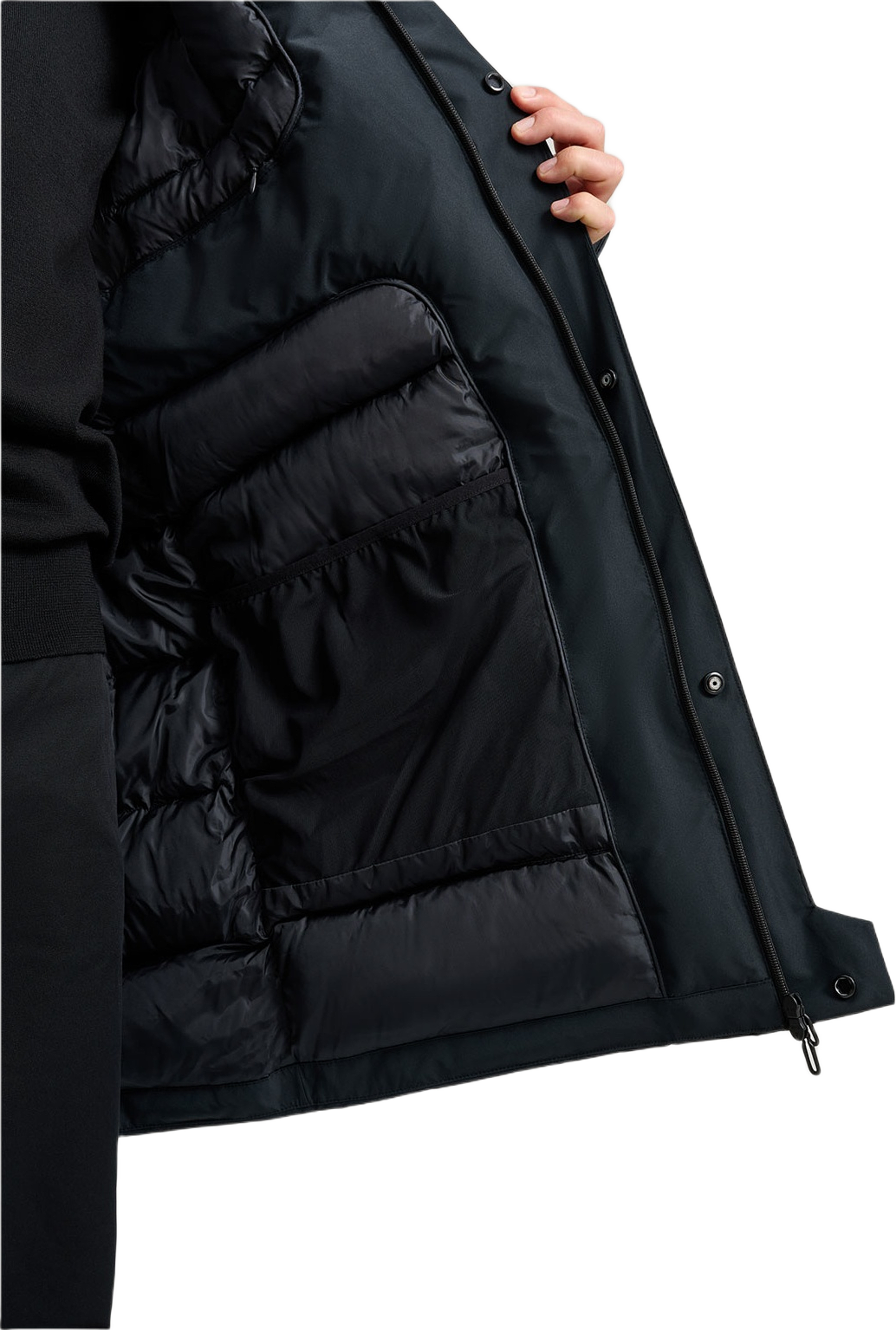 Arc Insulated Parka, från Tretorn, i färgen Black. Klicka för att öppna bilden i stort format