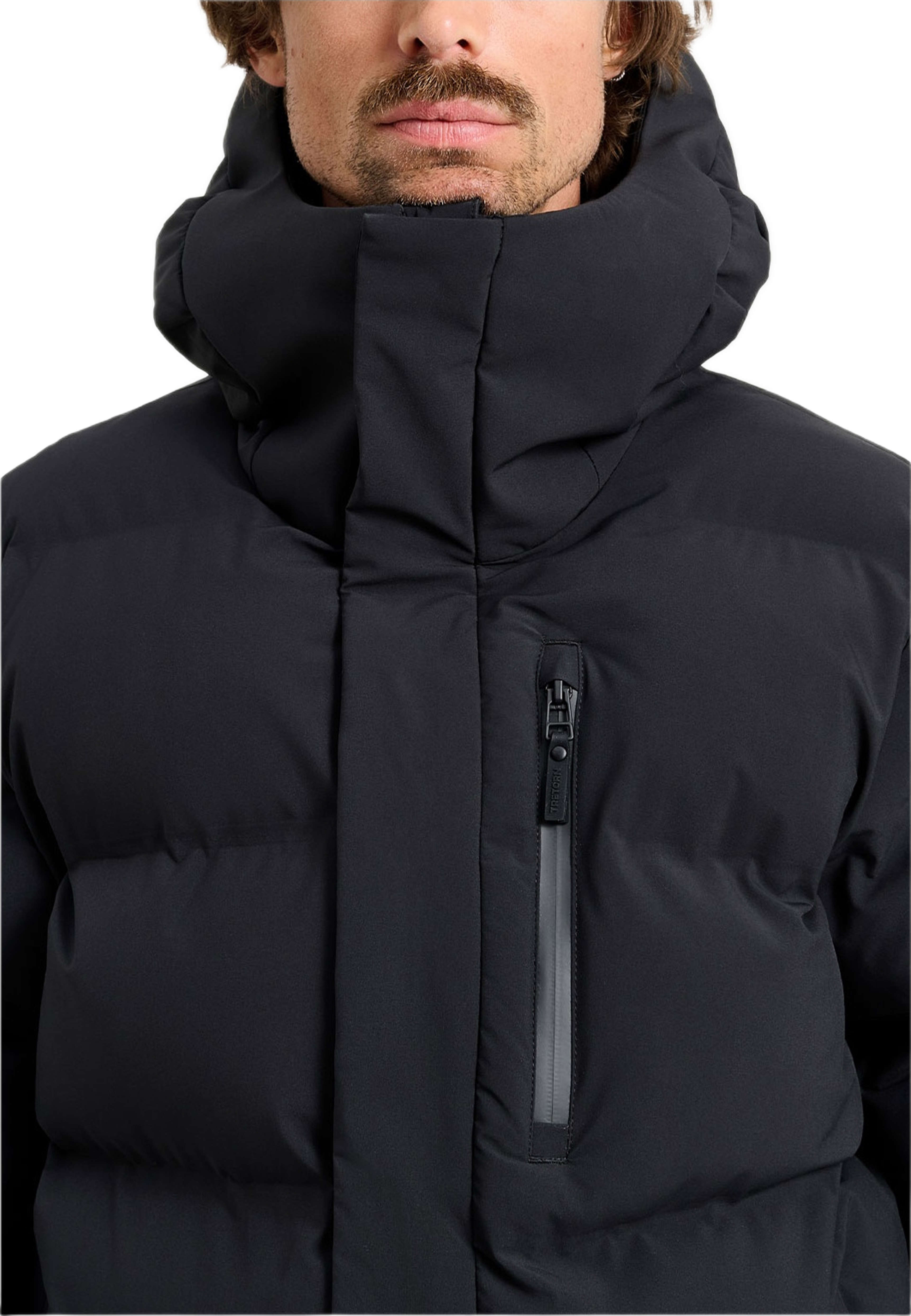 Brick Puffer Parka, från Tretorn, i färgen Black. Klicka för att öppna bilden i stort format