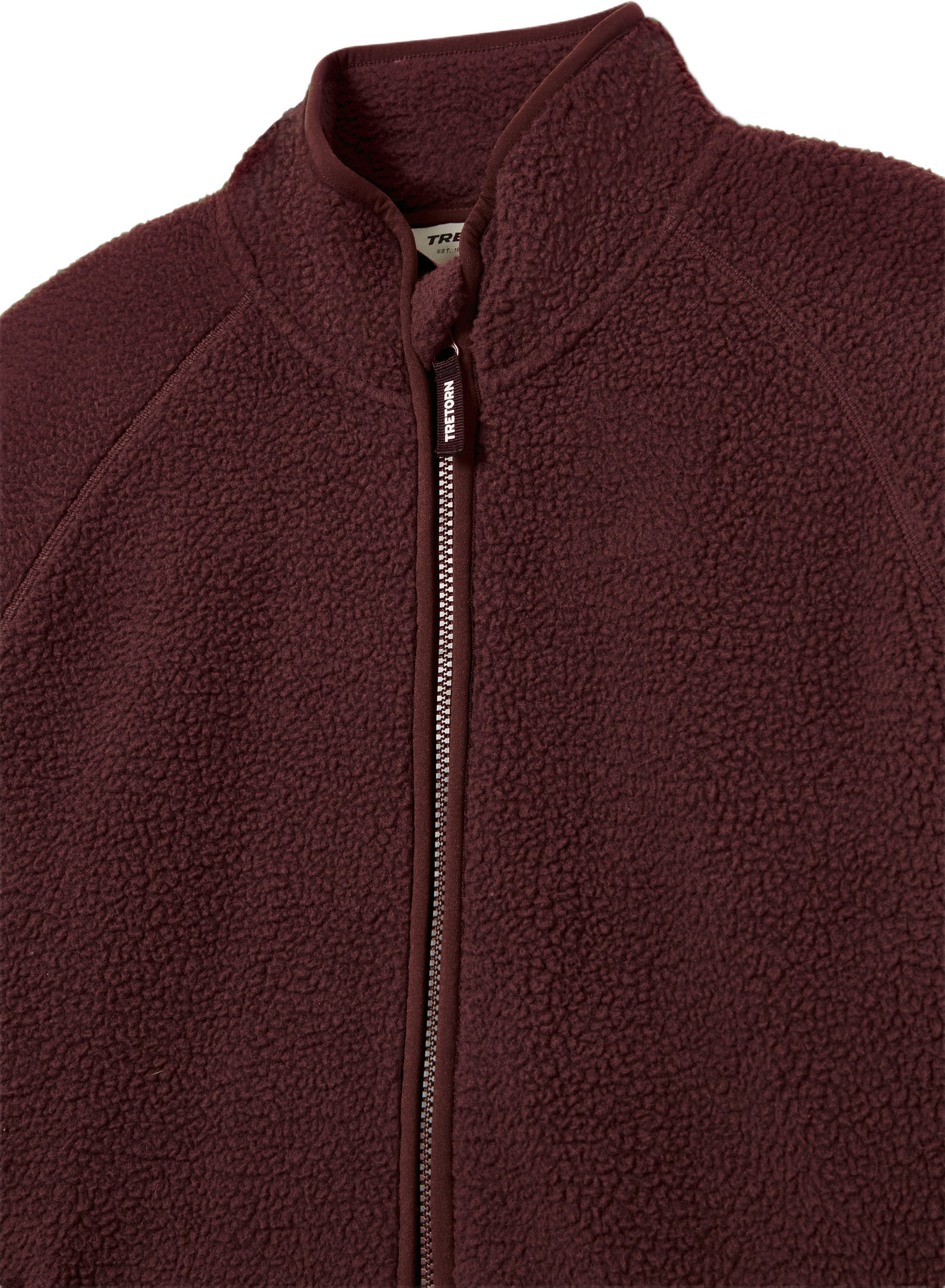Farhult Pile Jacket, från Tretorn, i färgen Burgundy. Klicka för att öppna bilden i stort format