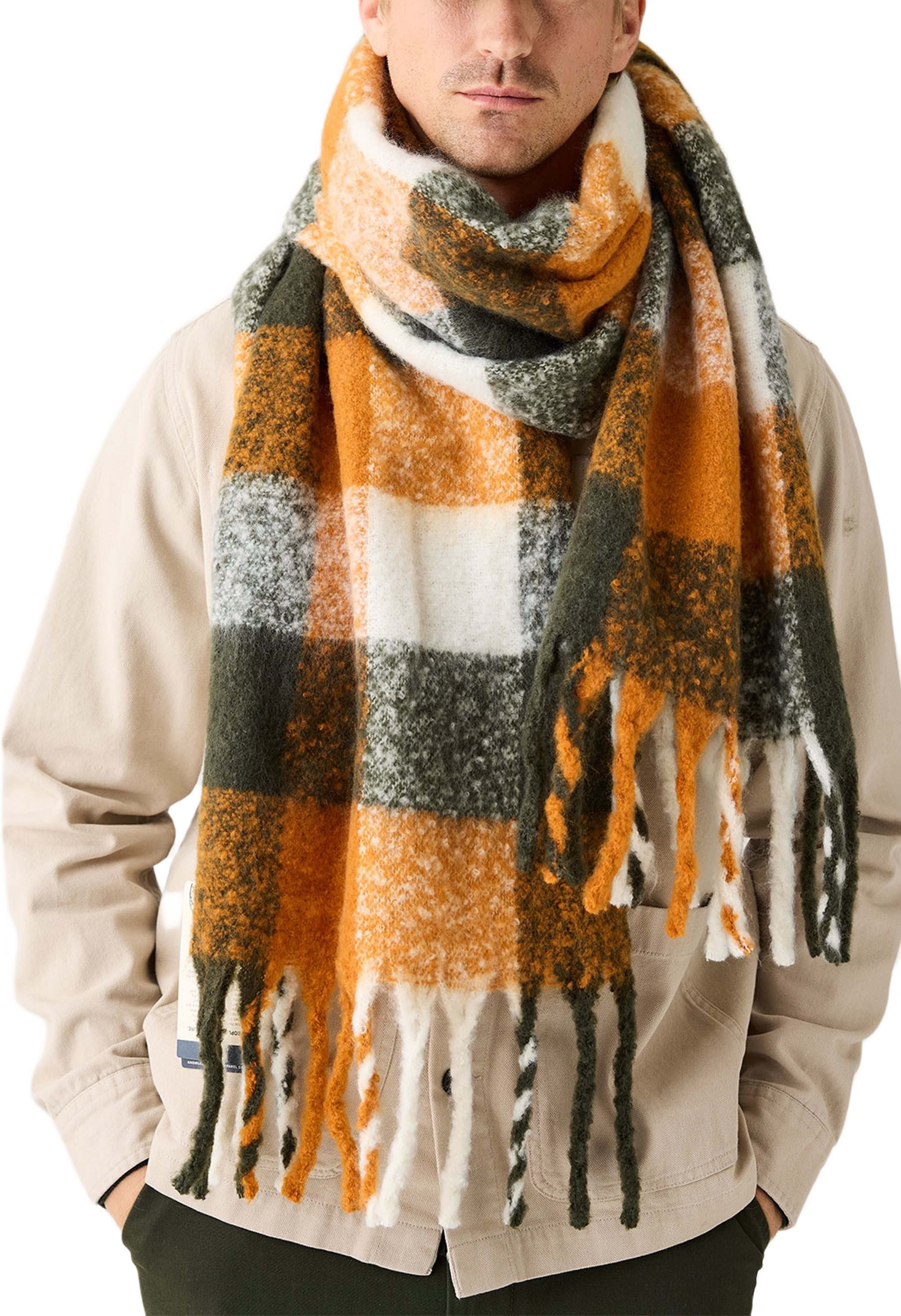 Checked Scarf