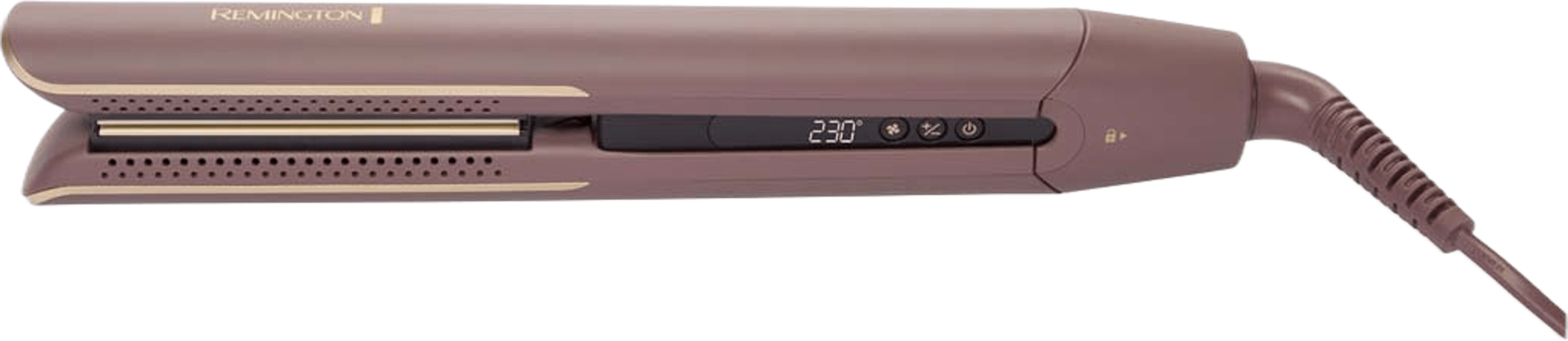 AIRvive Slim Straightner, från Remington, i färgen Mauve (purple) & Gold. Klicka för att öppna bilden i stort format
