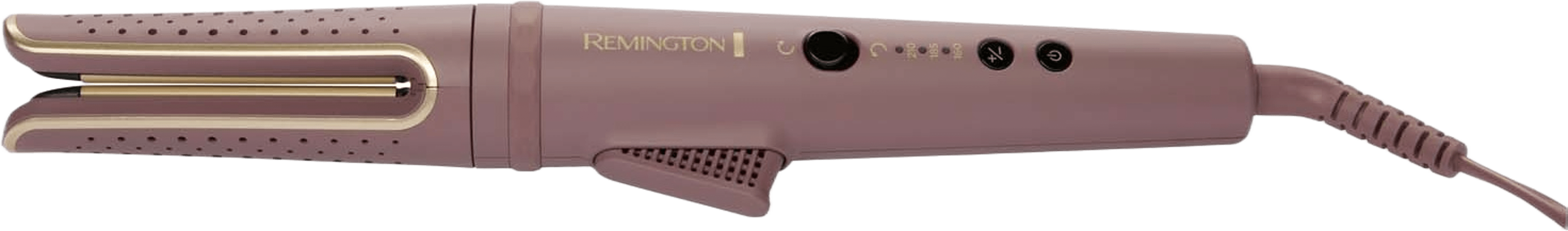 AIRvive Rotating Curling Wand, från Remington, i färgen Mauve (purple) & Gold. Klicka för att öppna bilden i stort format