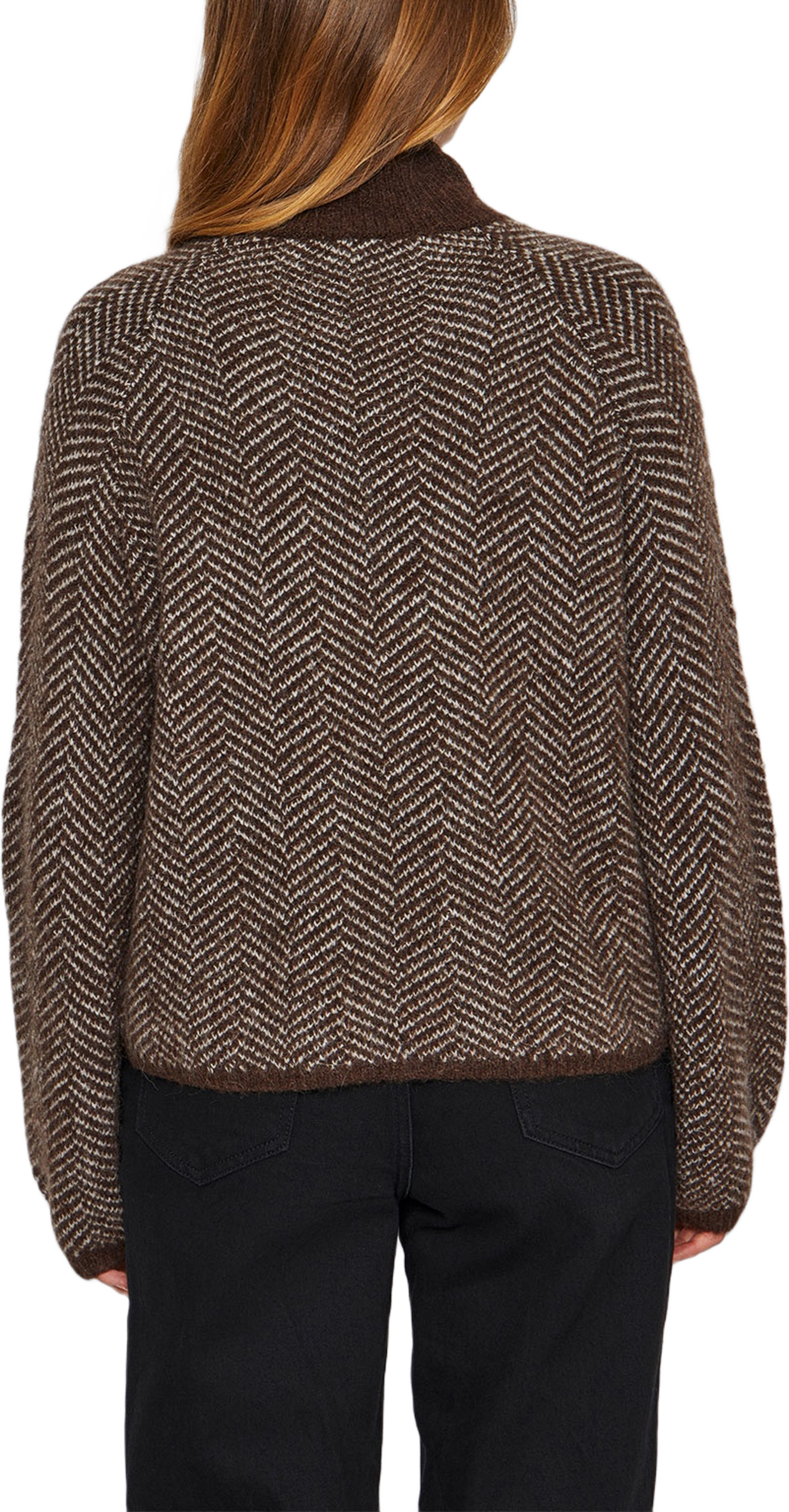 VILORY High Neck Knit Top