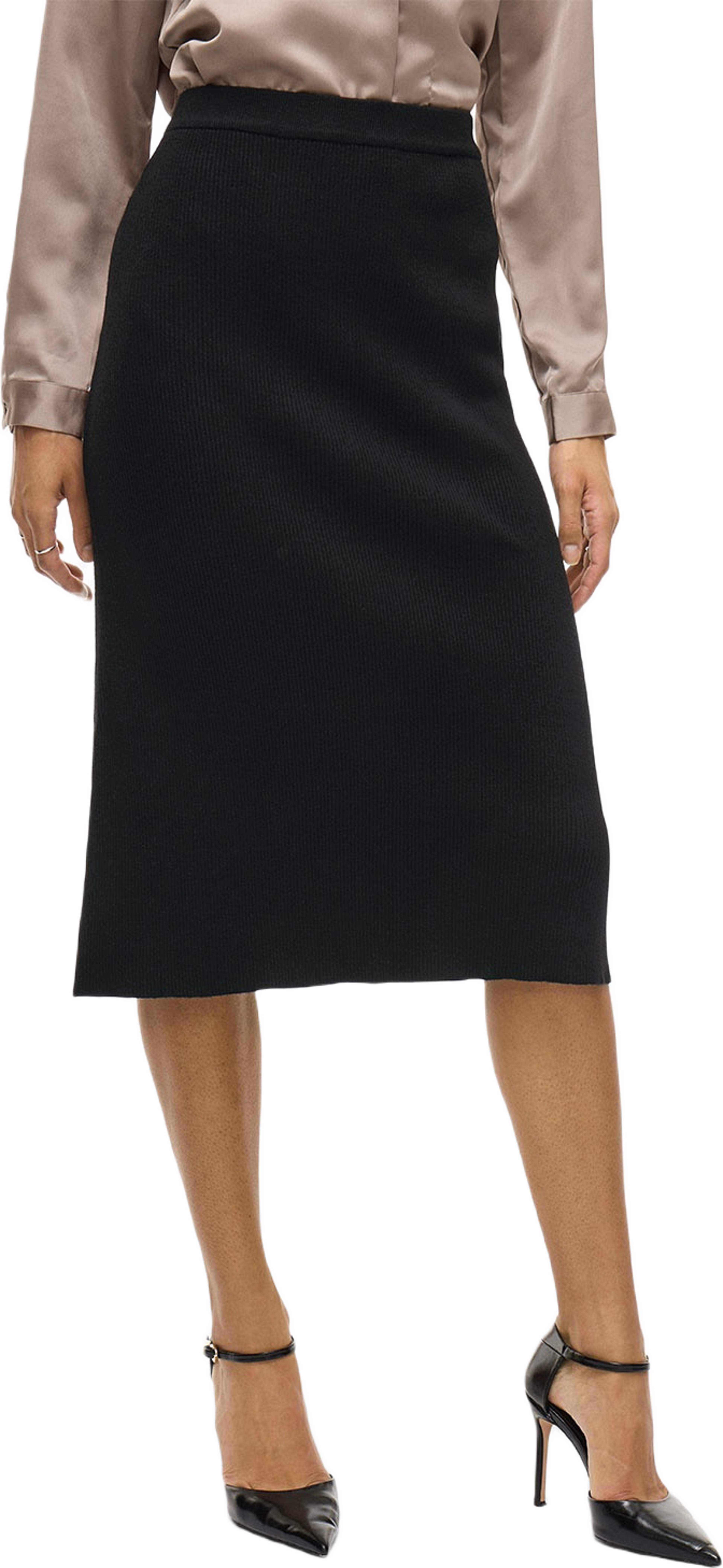 Vicomfy A-Line Knit Skirt