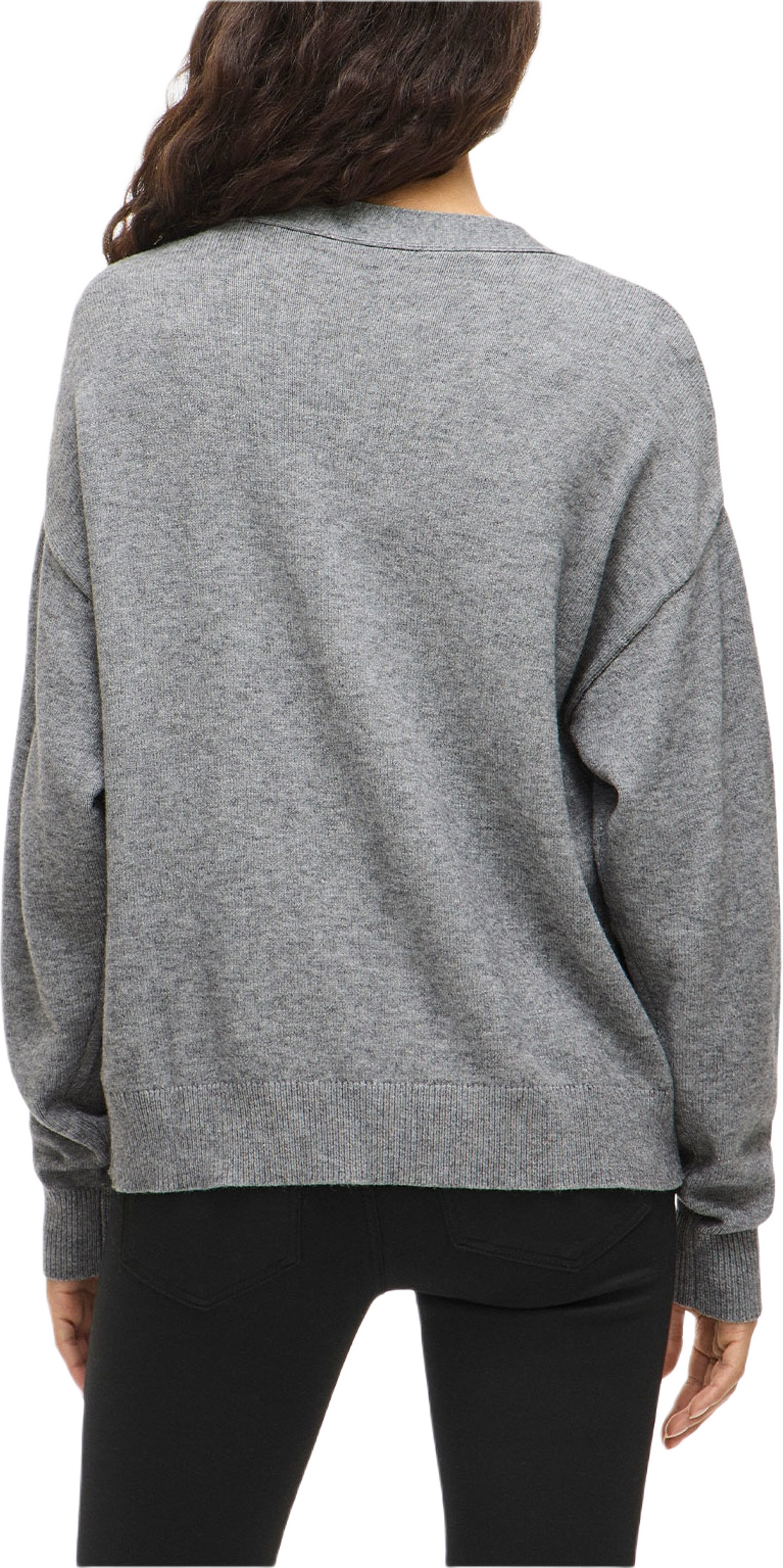 VIRIL V-Neck Knit Cardigan