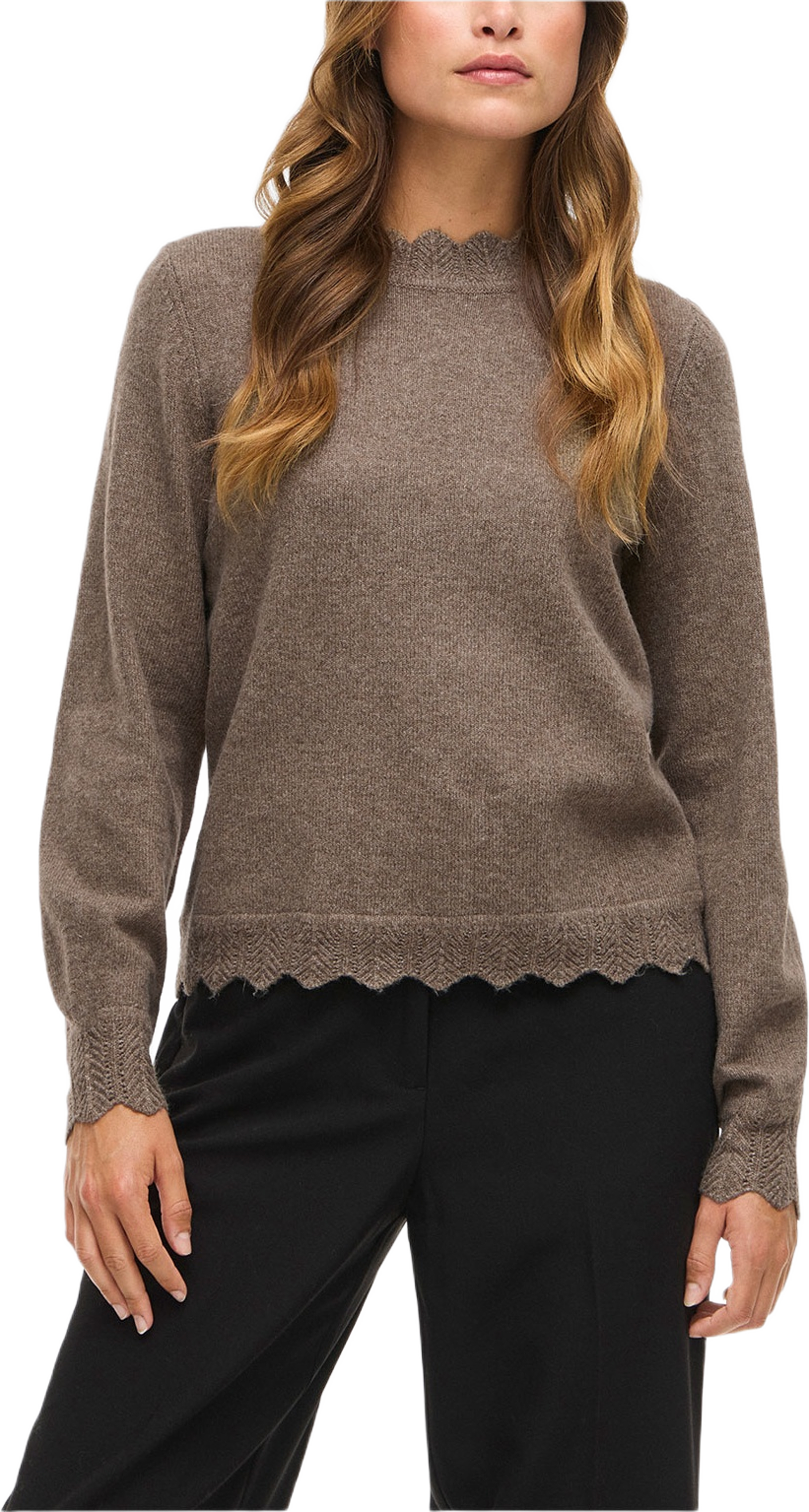 VINIKOLINA O-Neck Knit Top