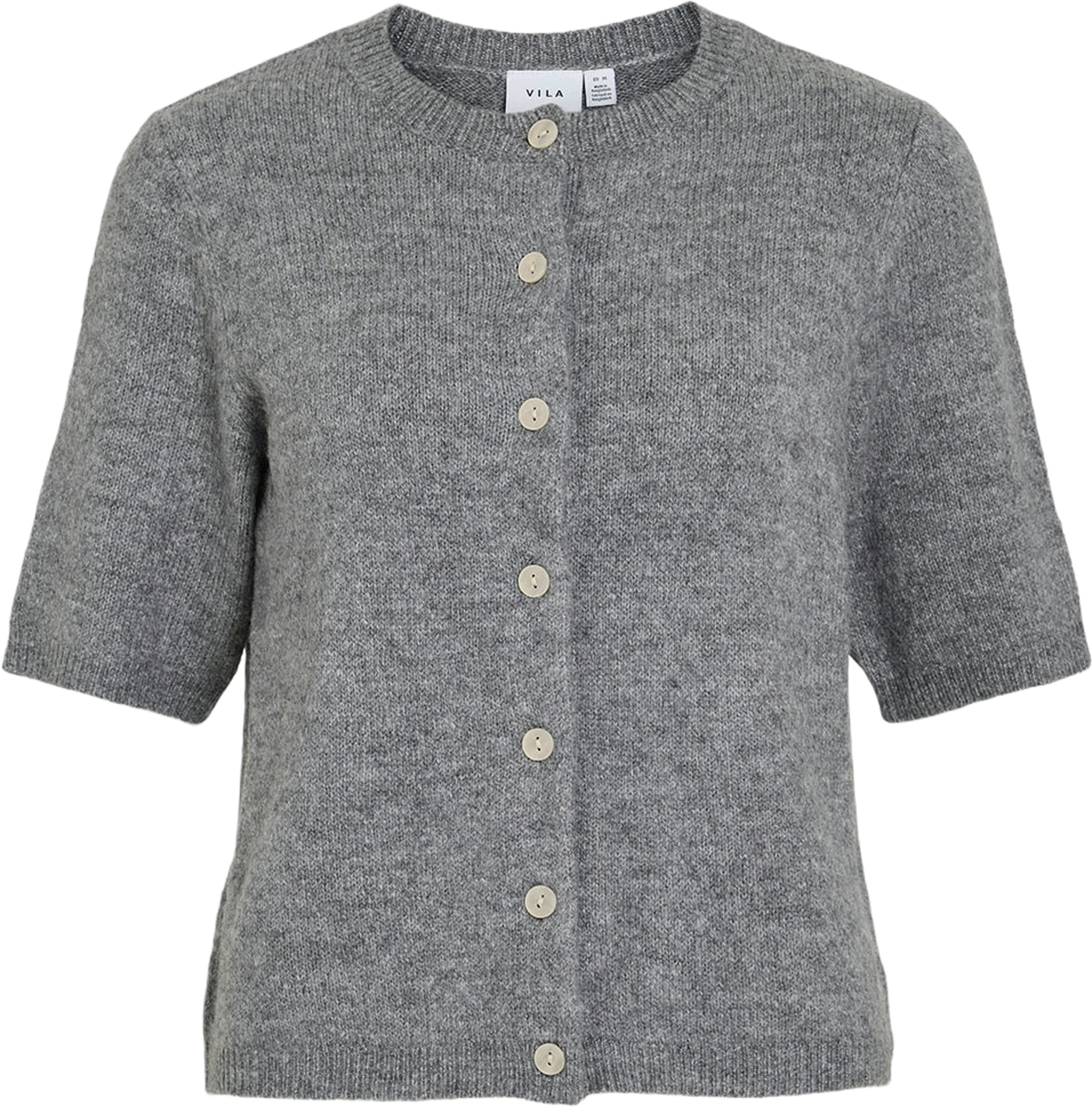 VIDAINTY O-Neck Knit Cardigan