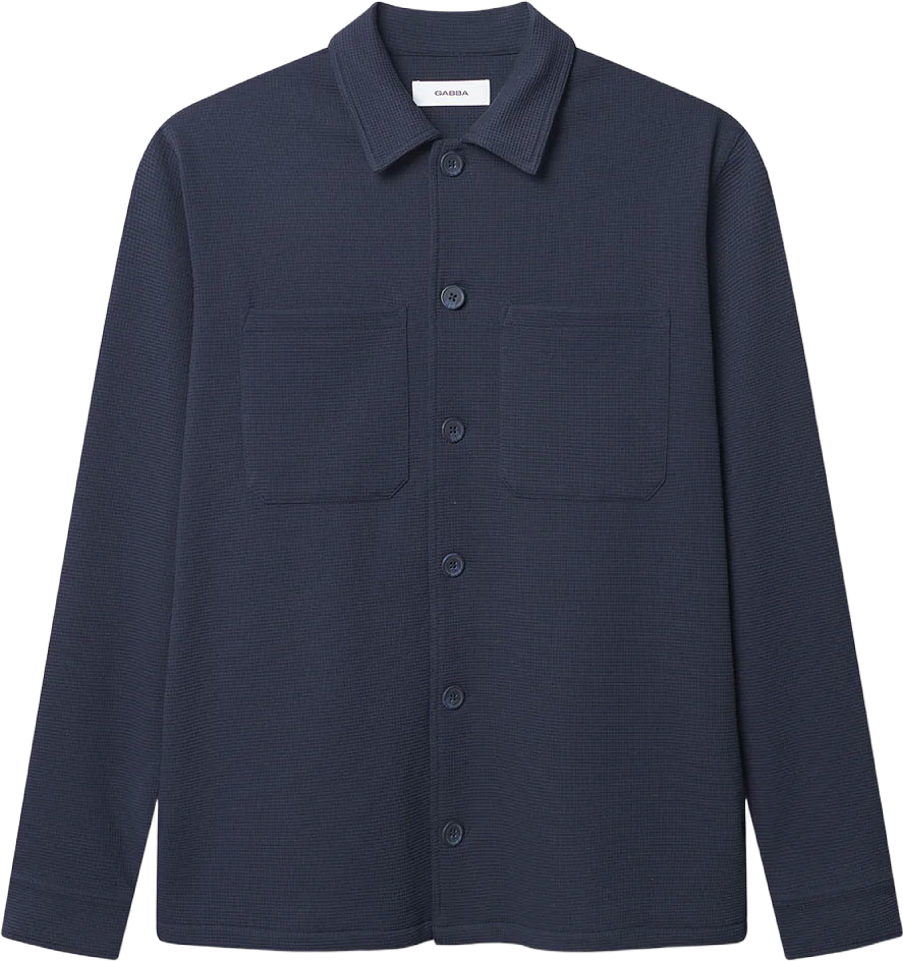 Como Waff Overshirt, från GABBA, i färgen Navy. Klicka för att öppna bilden i stort format
