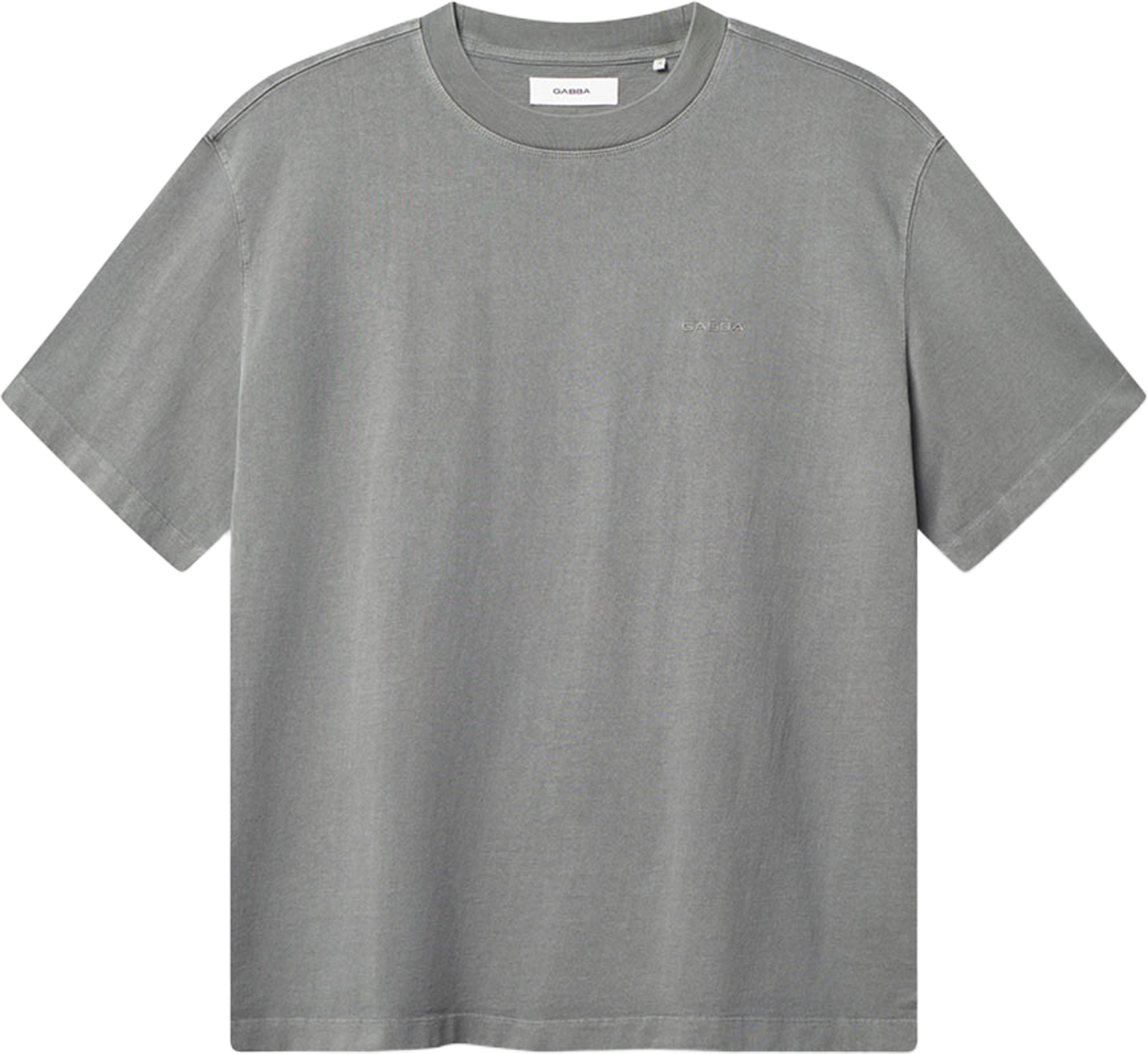 Nigel Wix Boxy Hour SS T-Shirt S/S, från GABBA, i färgen Dust Sage Green. Klicka för att öppna bilden i stort format