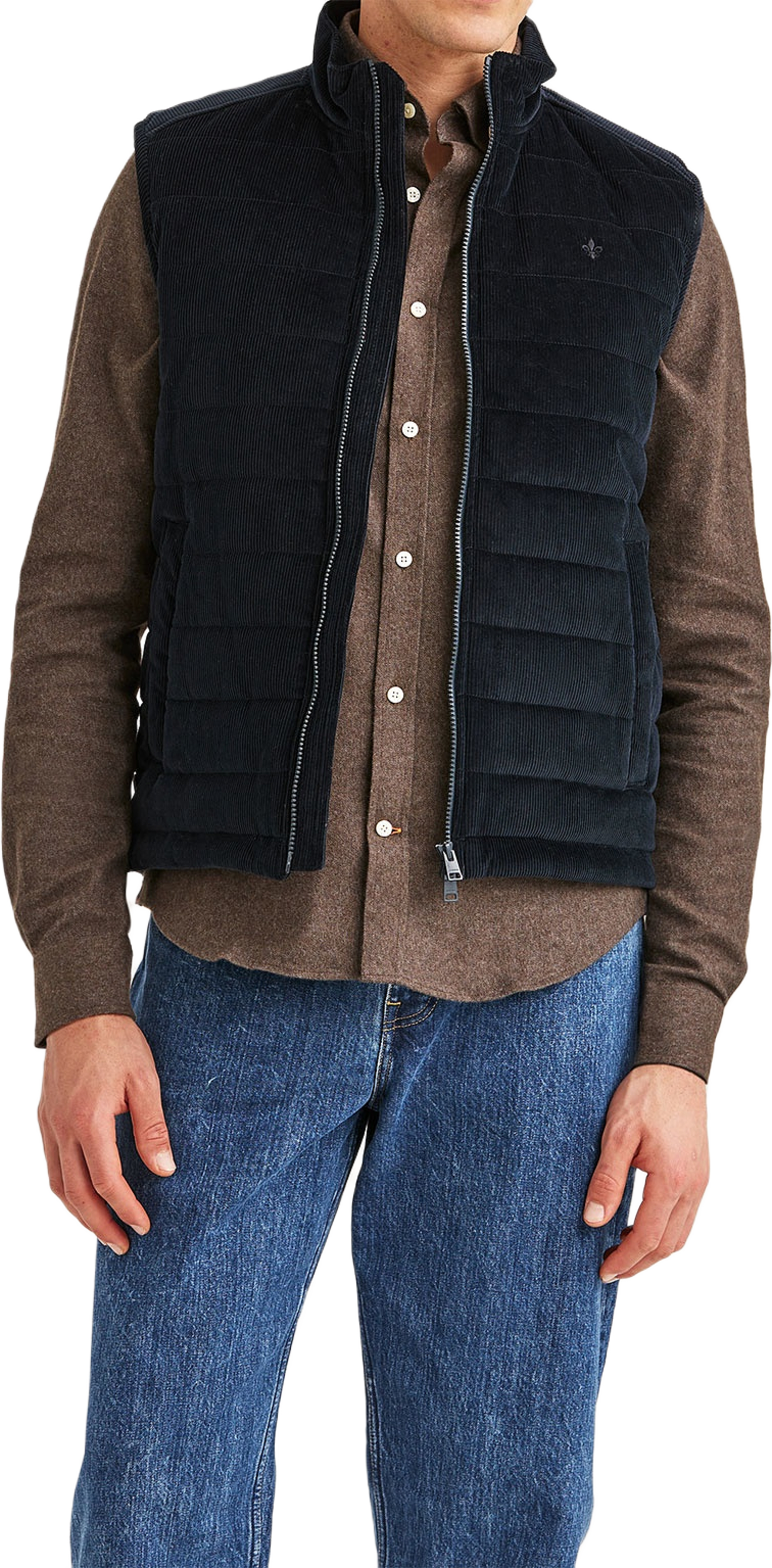 Ted Quilted Cord Vest