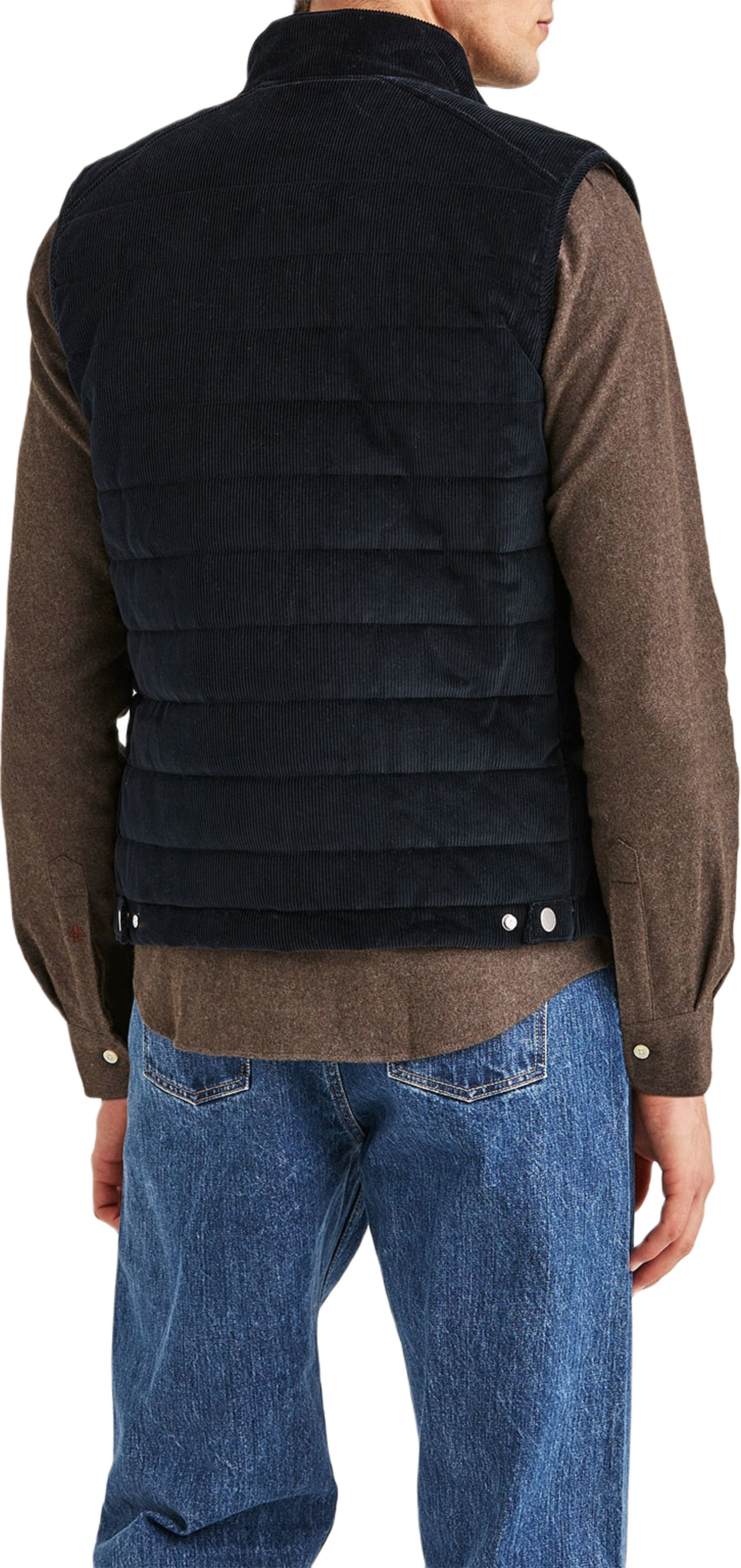 Ted Quilted Cord Vest