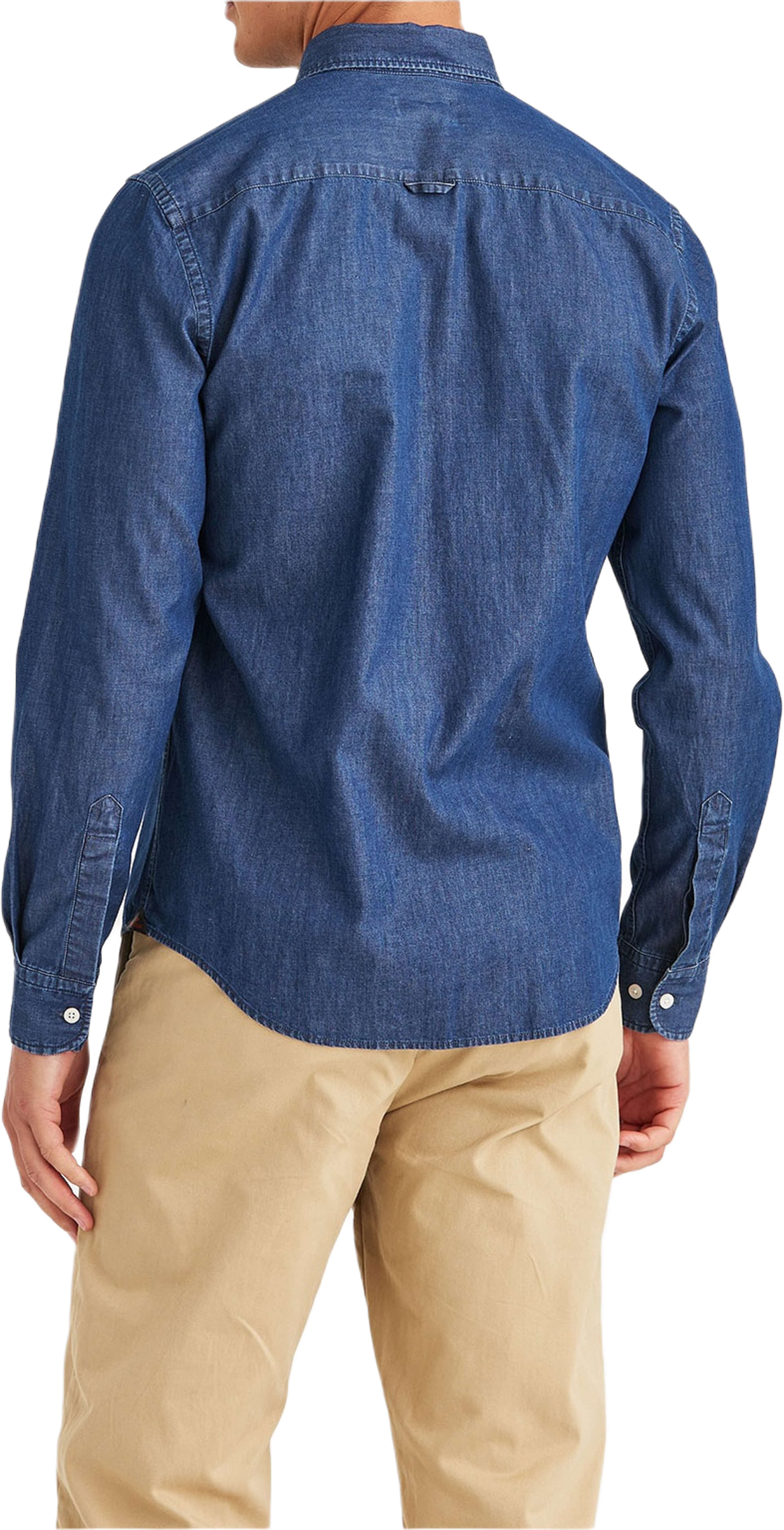 Light Denim Shirt-Slim Fit, från Morris, i färgen Blue.