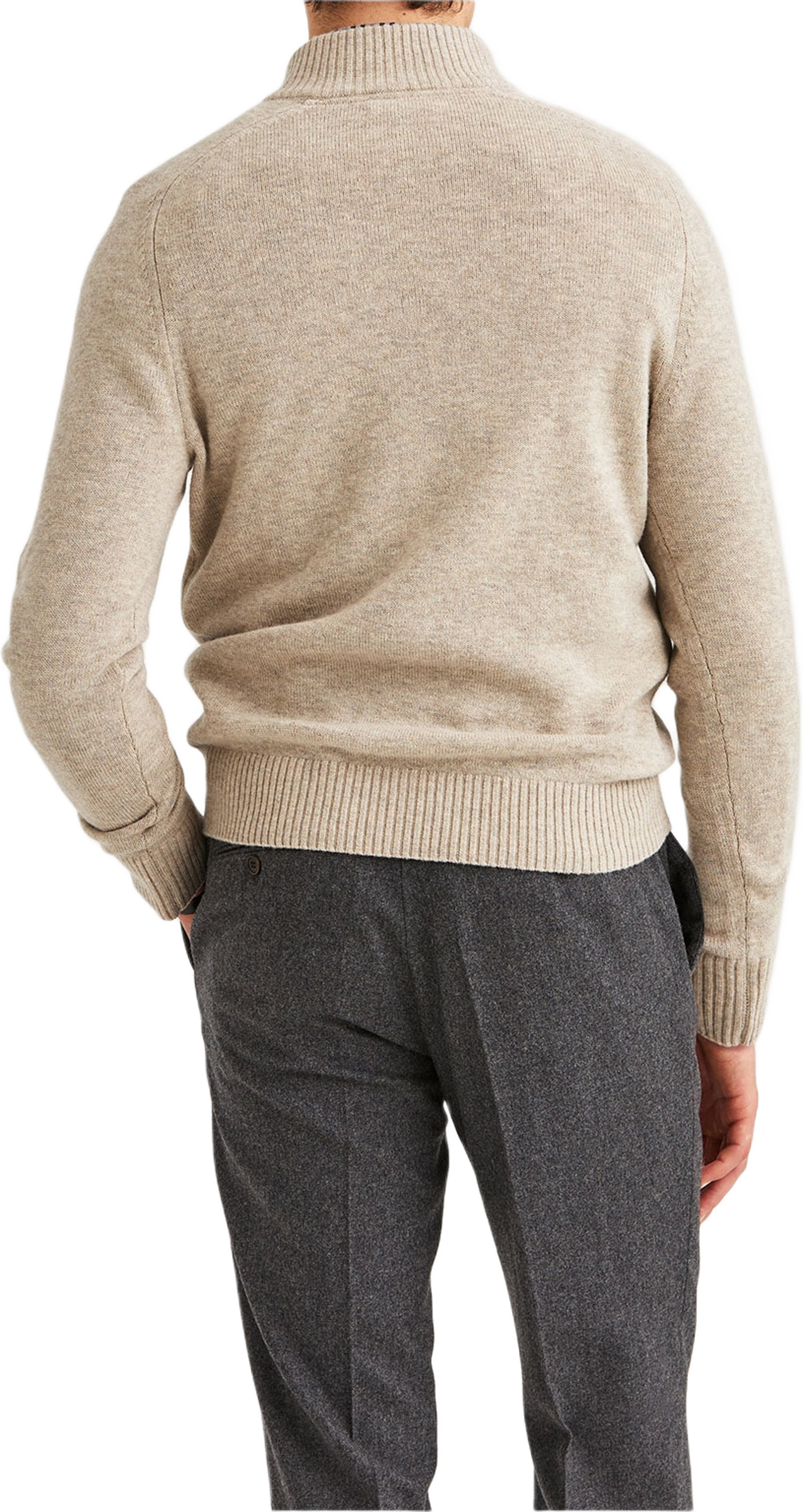 New Hertford Half Zip, från Morris, i färgen Khaki.