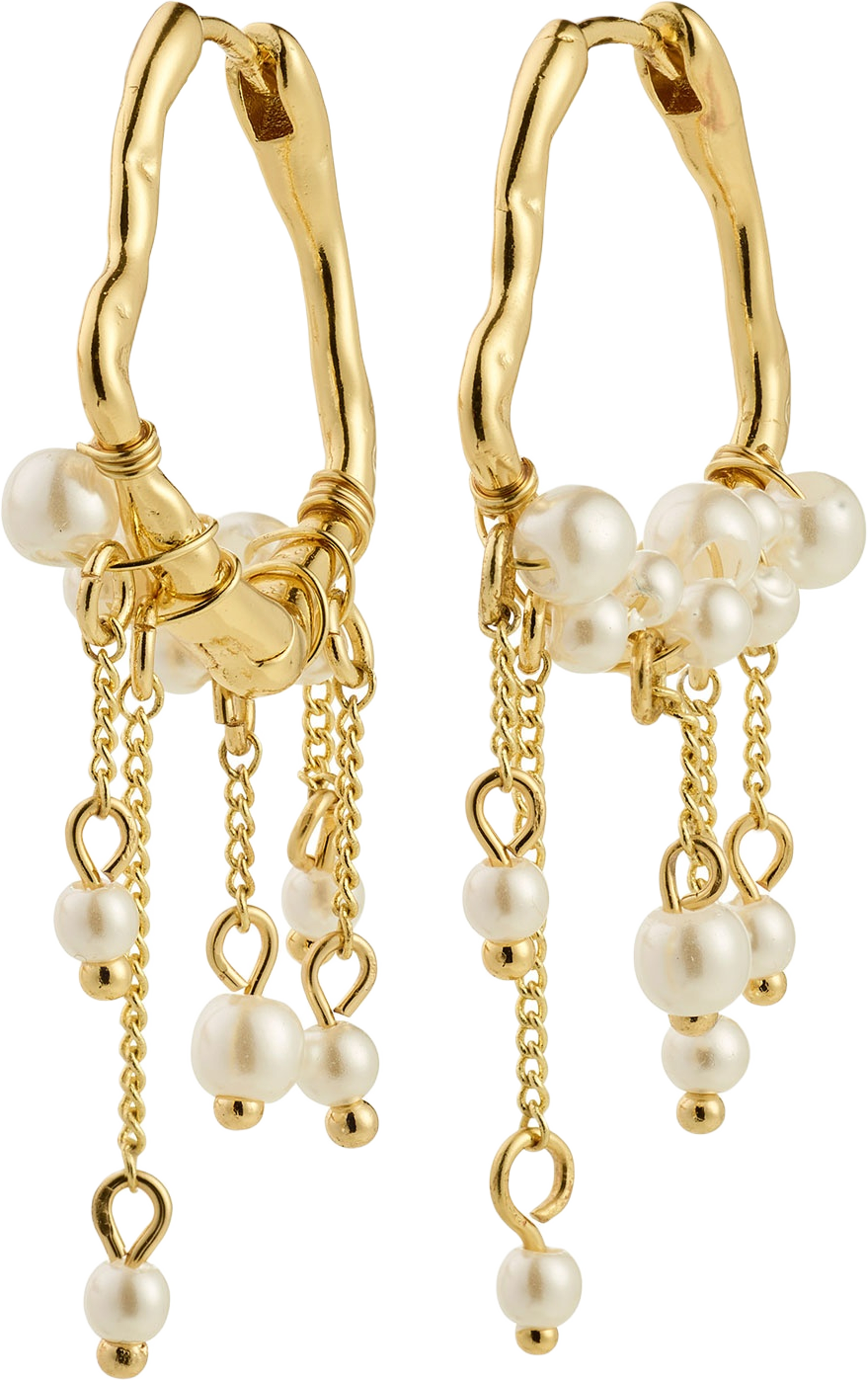 Jasper Earrings Gold-Plated