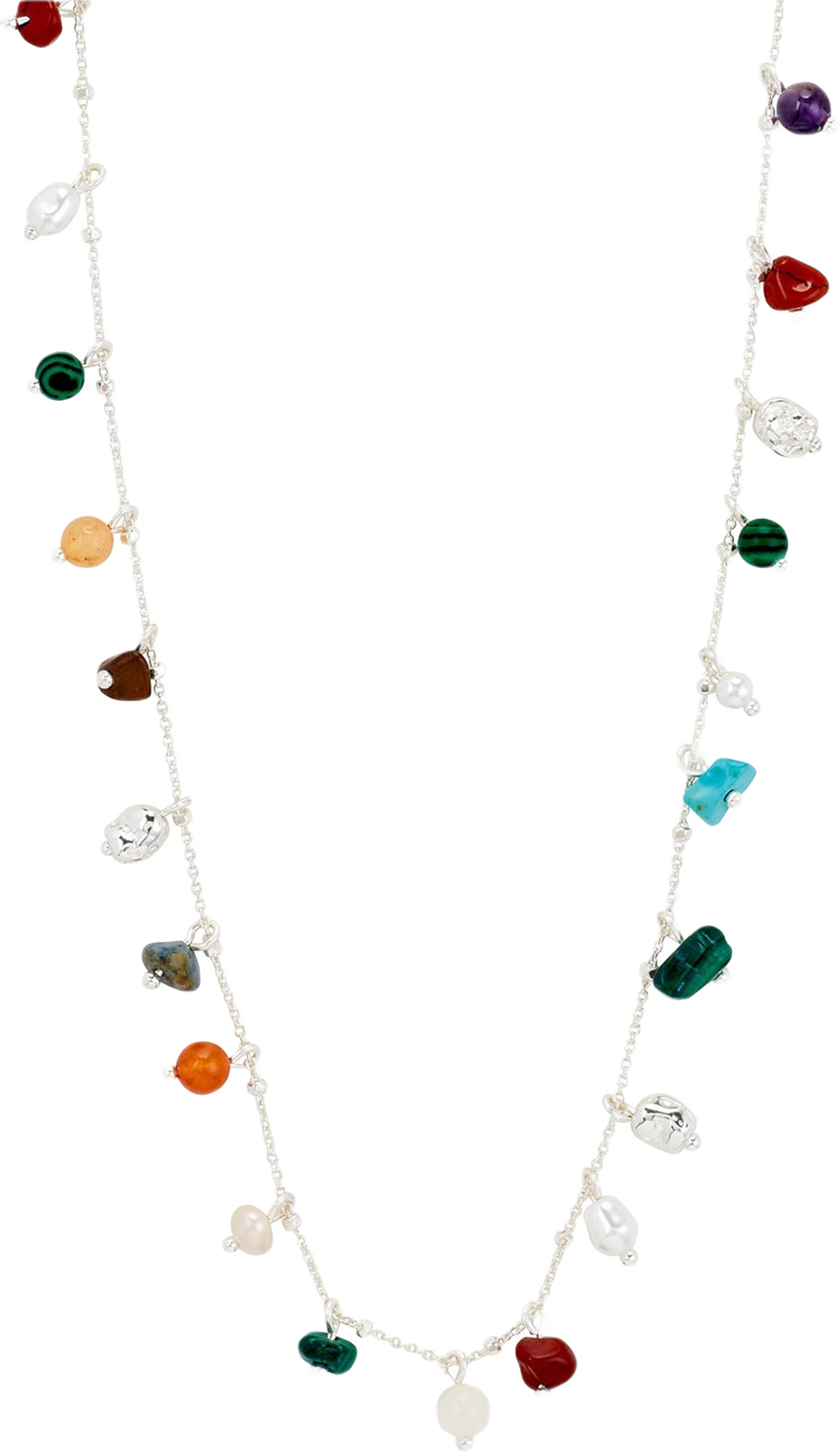 Between Necklace Silver-Plated