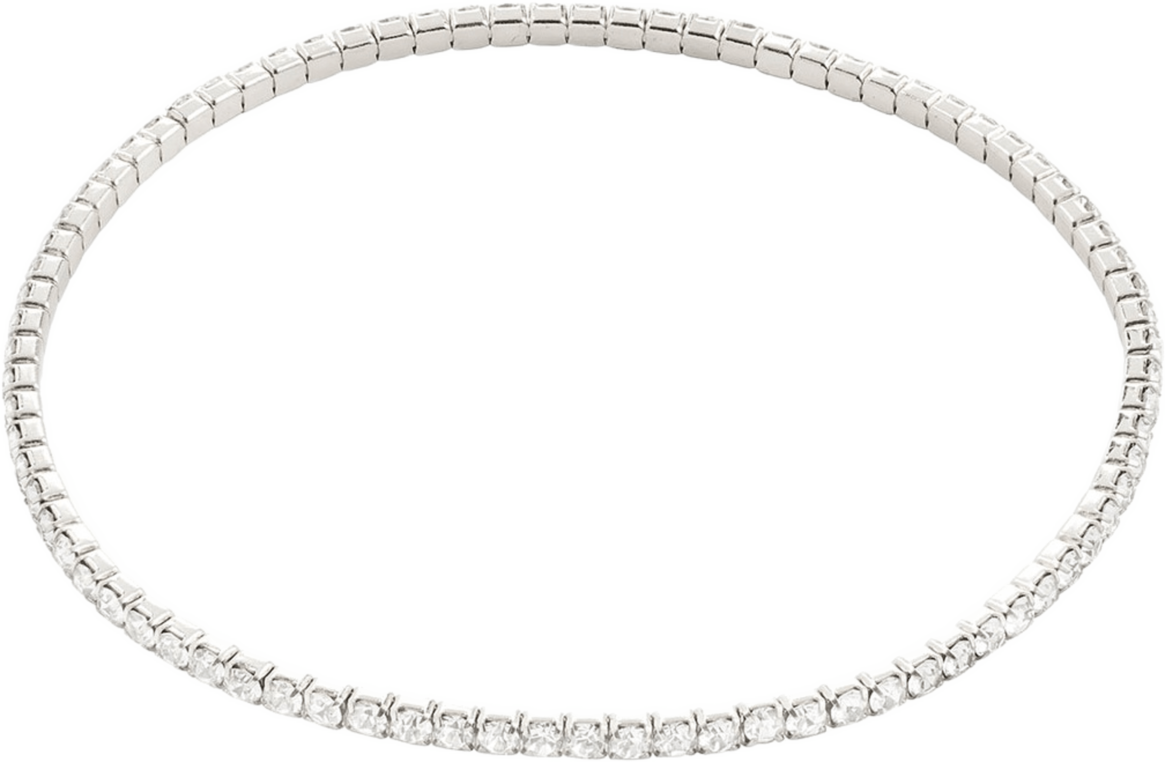 Arash Crystal Bracelet Silver-Plated