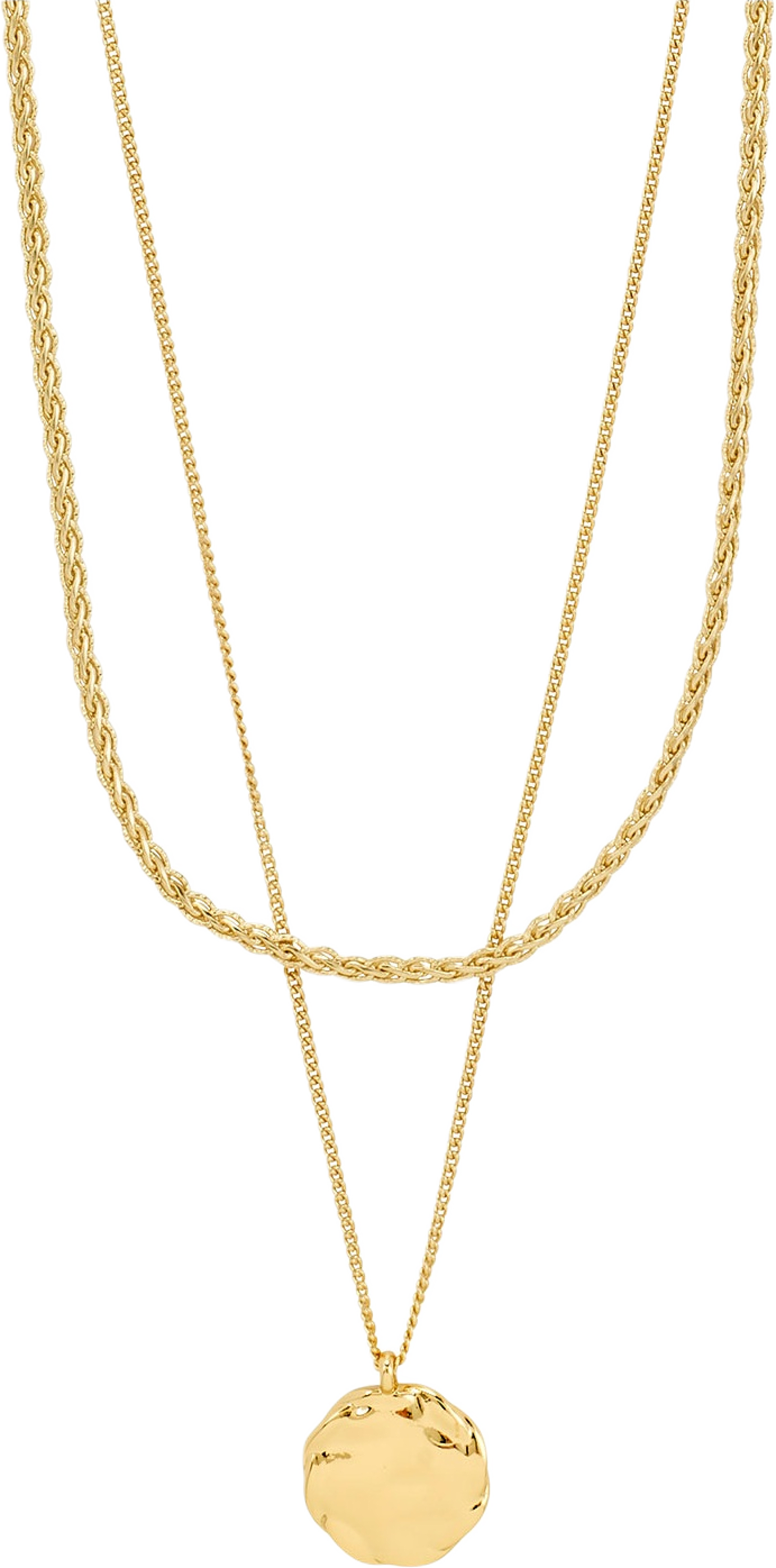 Declan Necklace 2-In-1 Set, Gold-Plated