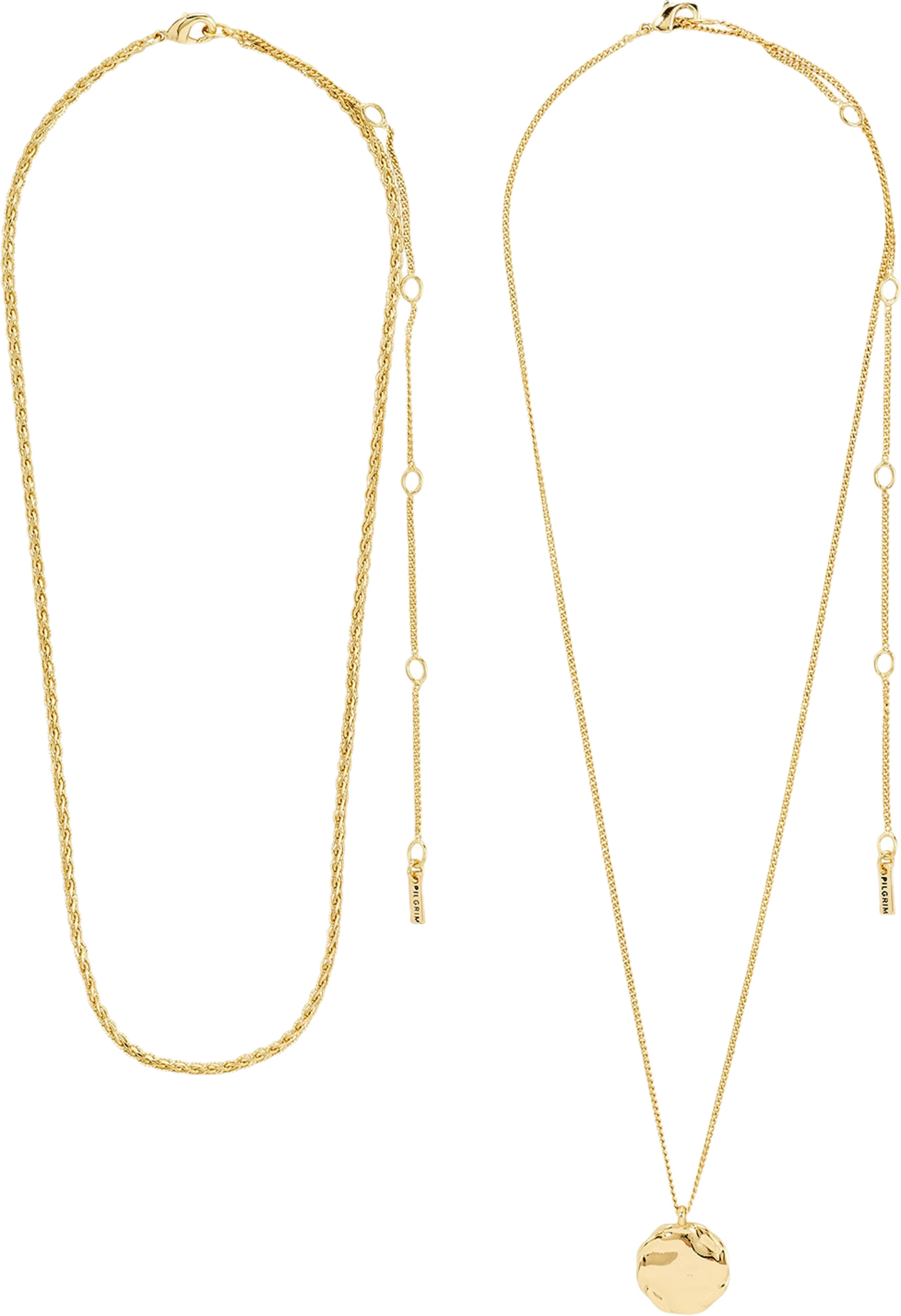 Declan Necklace 2-In-1 Set, Gold-Plated