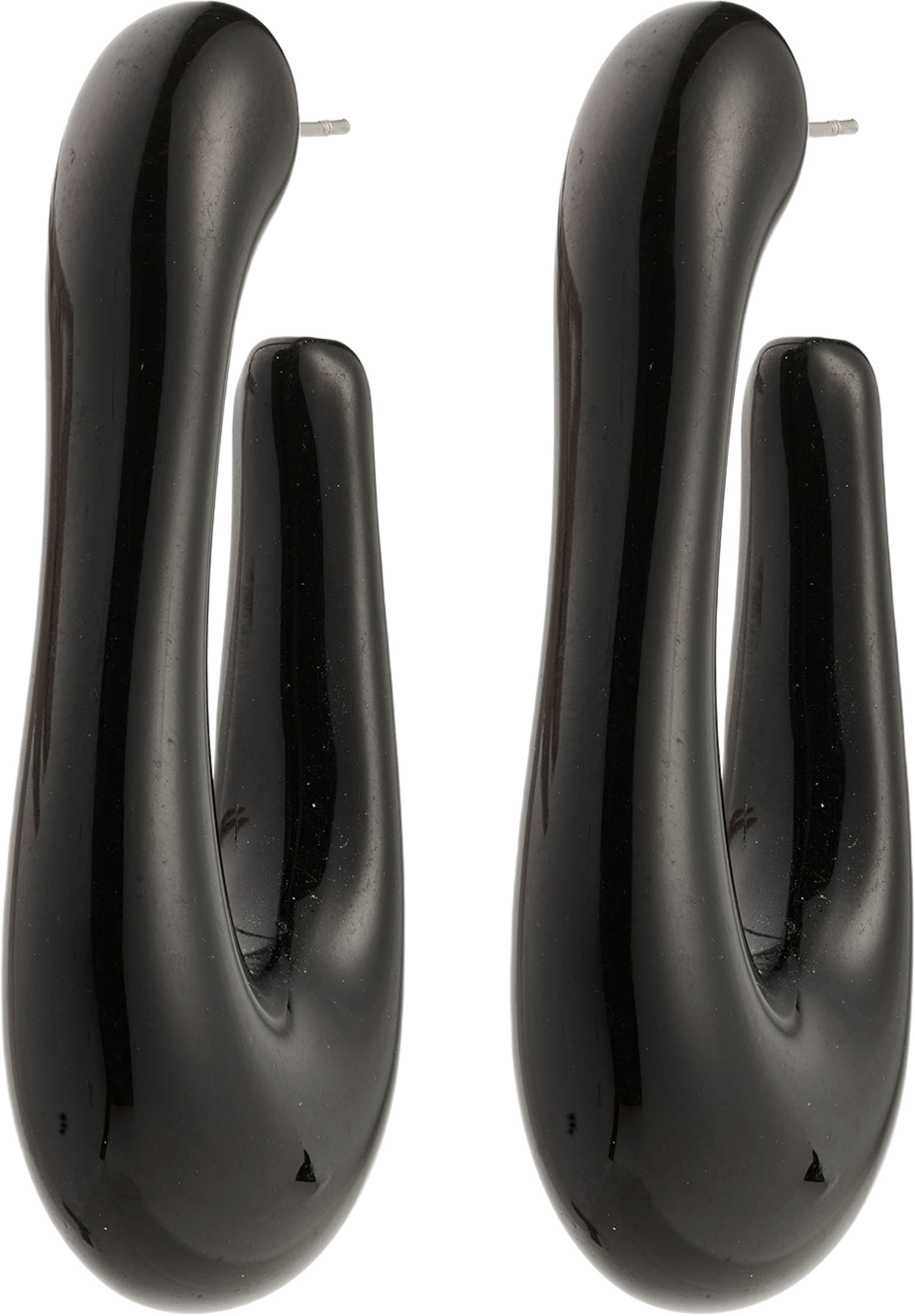 Elijah Earrings Black