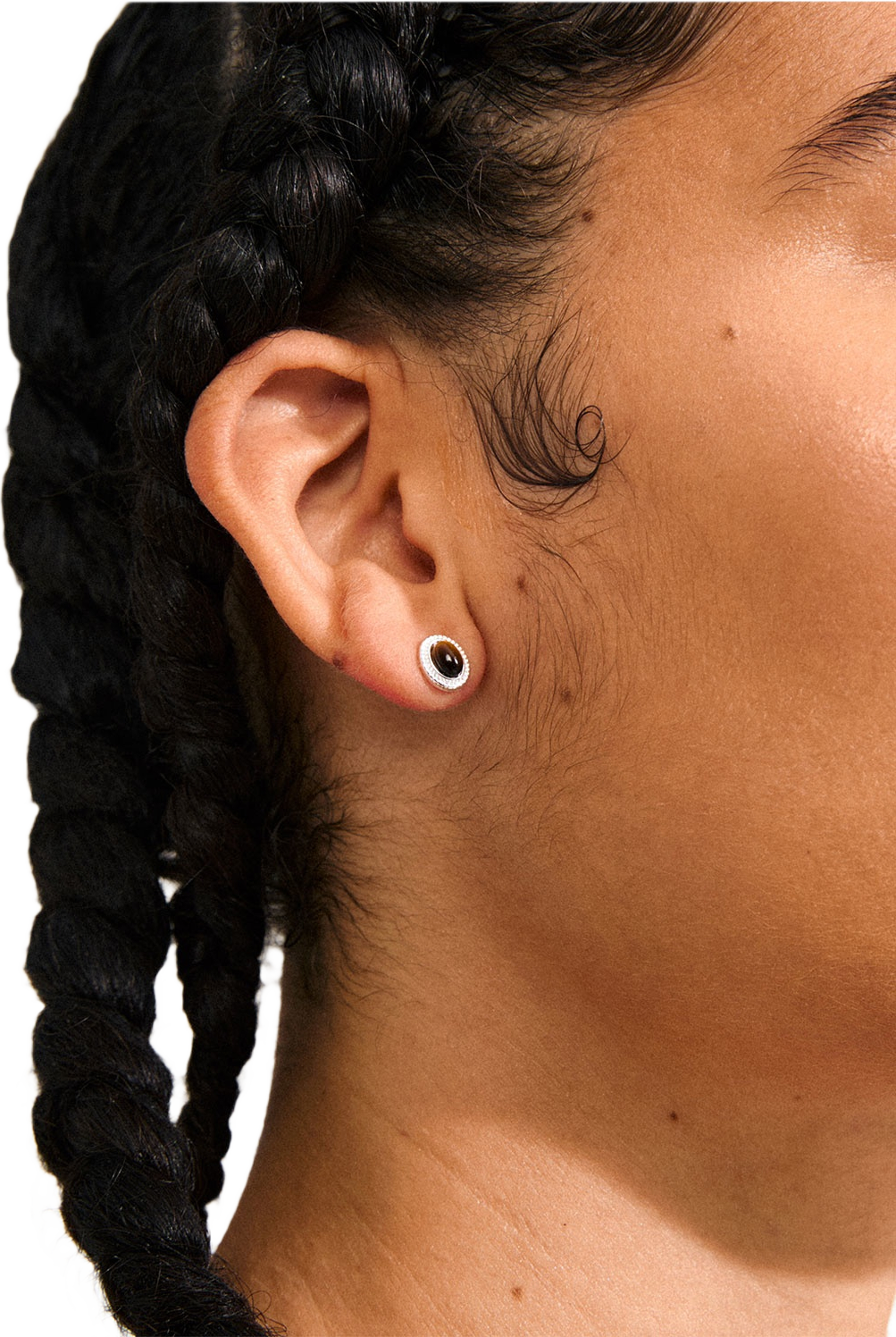 Between Earrings Silver-Plated