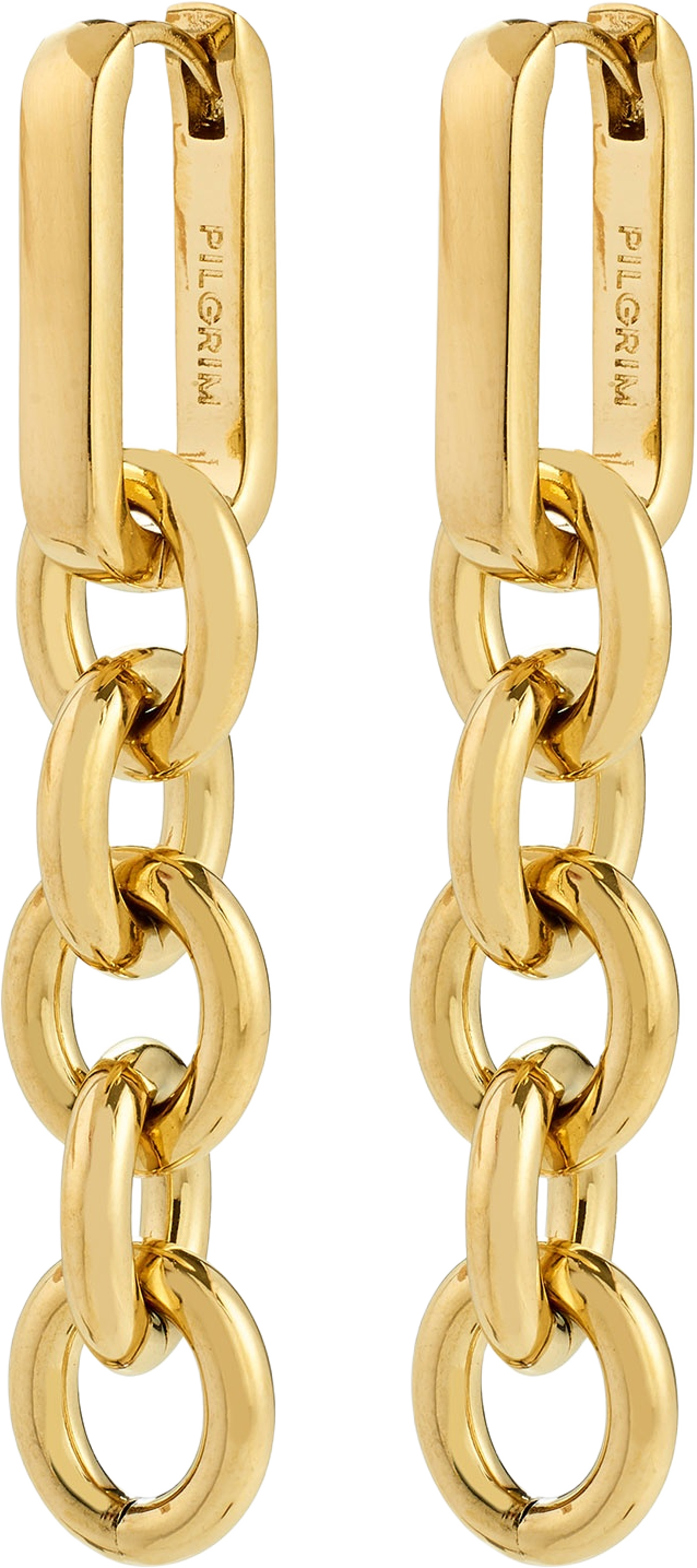 Phase Earrings Gold-Plated