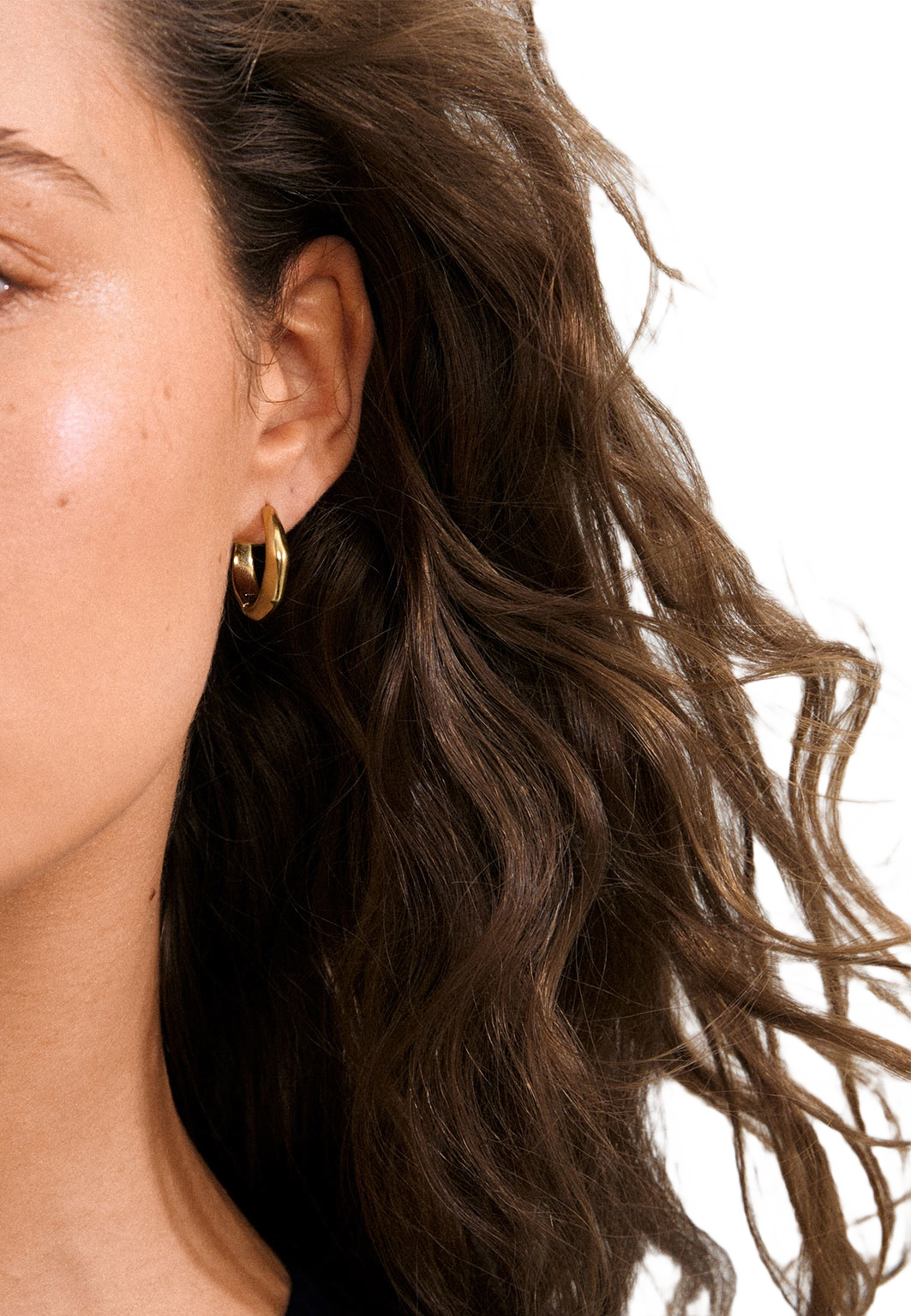 Harrison Hoops Gold-Plated