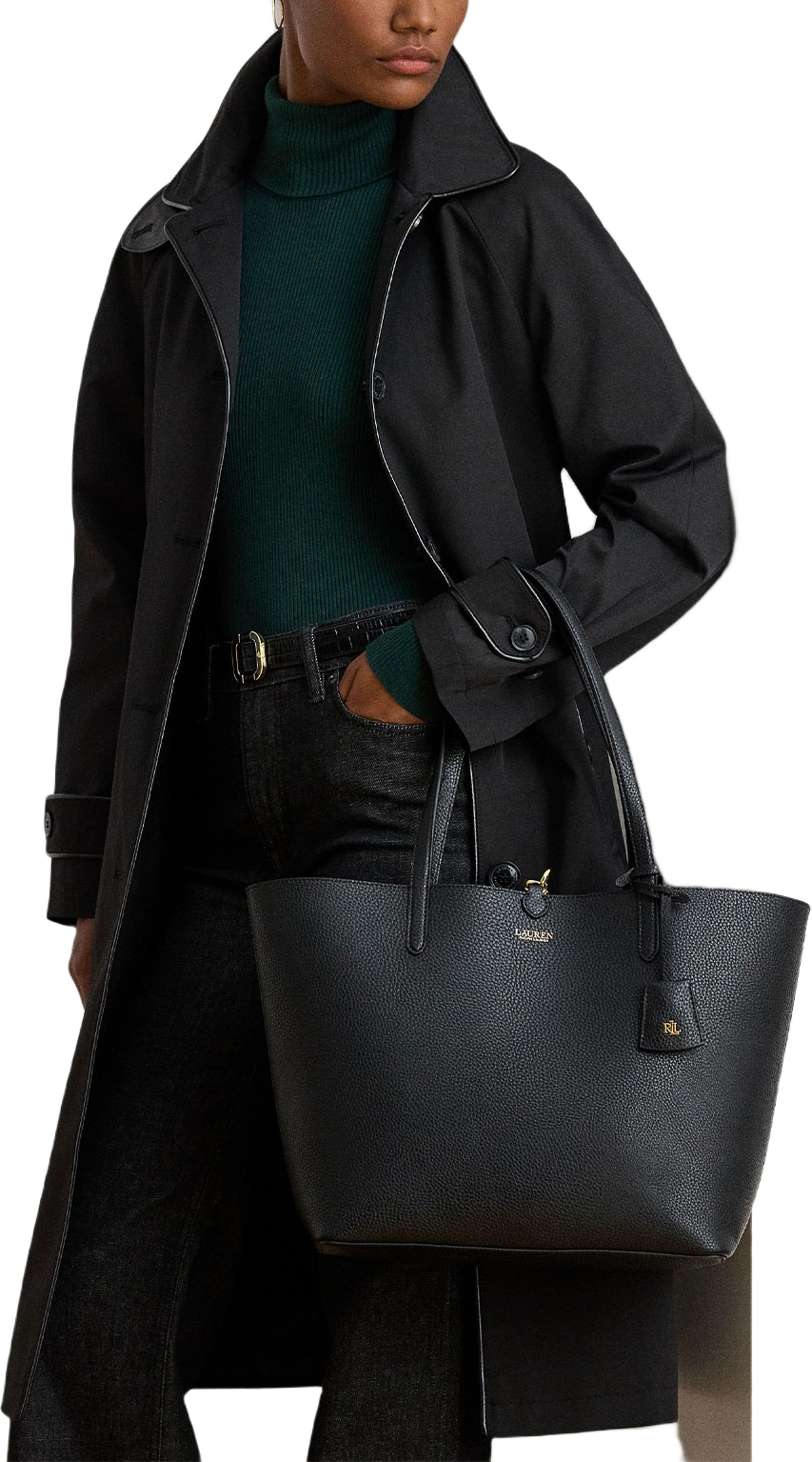 Faux-Leather Reversible Tote