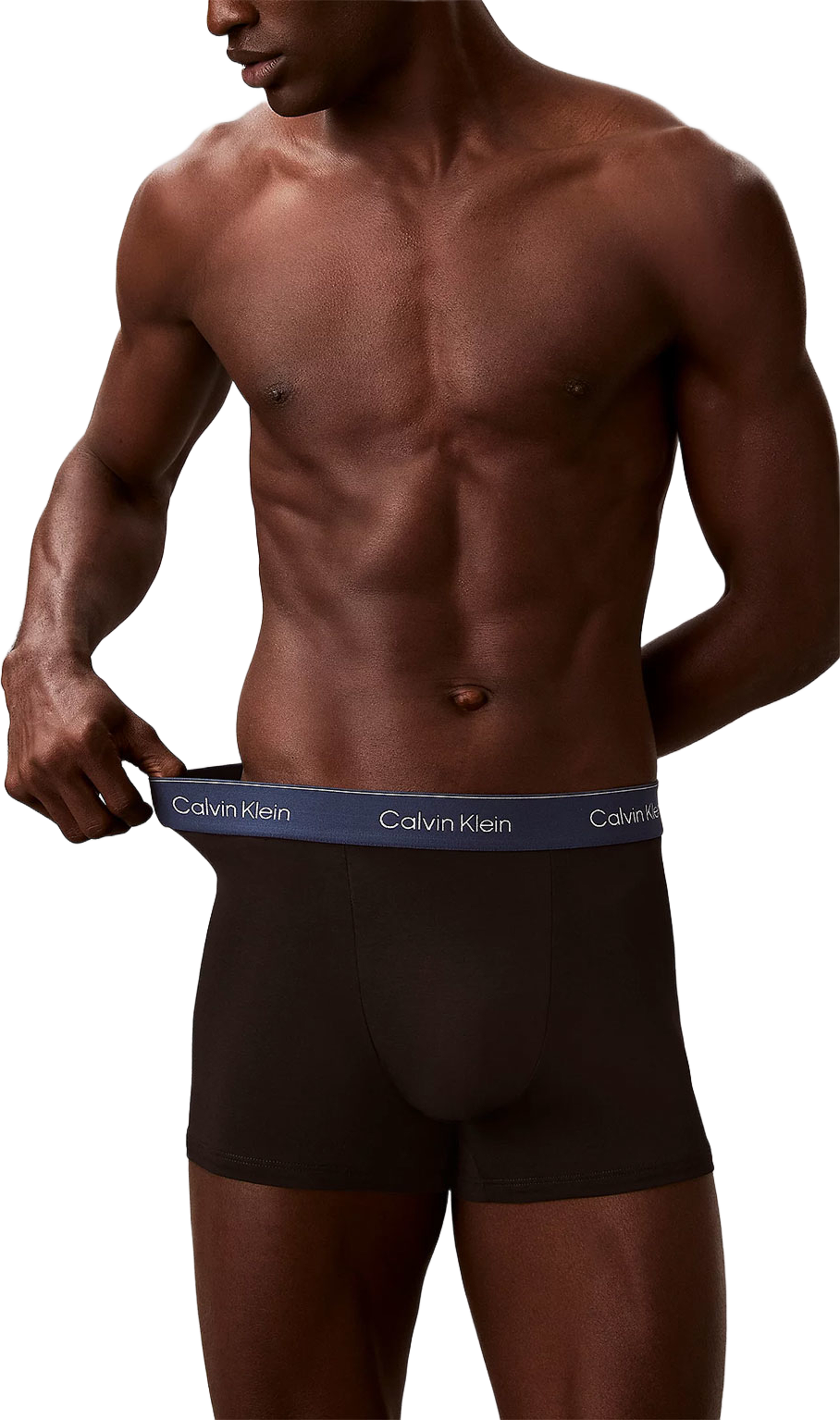 Relaxed Dart Trunk 3-Pack, från Calvin Klein, i färgen Black Bodies W/ Tahiti Turquoise/Da. Klicka för att öppna bilden i stort format