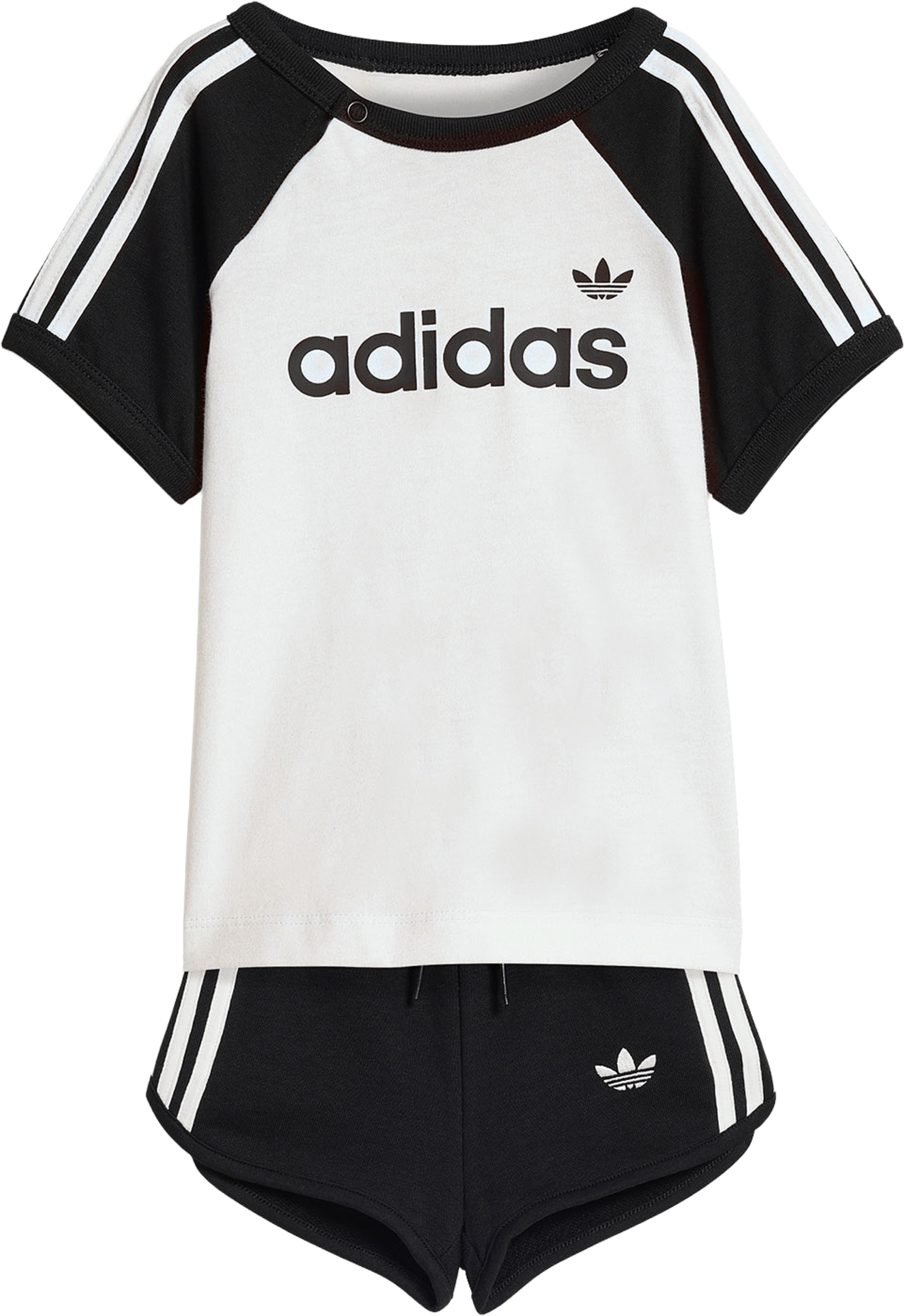 Sprinter Short Tee set, från Adidas Originals, i färgen White/Black. Klicka för att öppna bilden i stort format