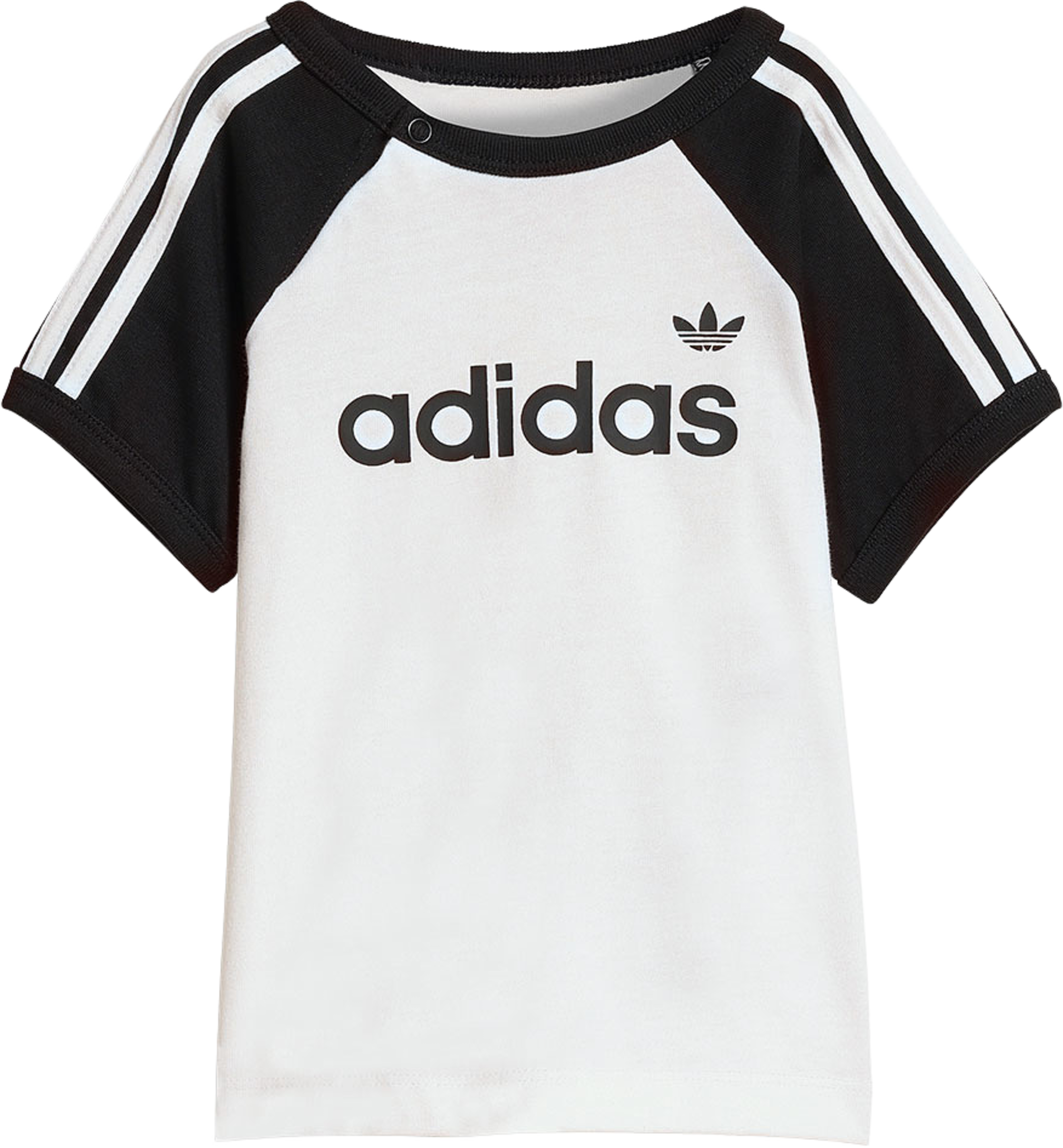 Sprinter Short Tee set, från Adidas Originals, i färgen White/Black. Klicka för att öppna bilden i stort format
