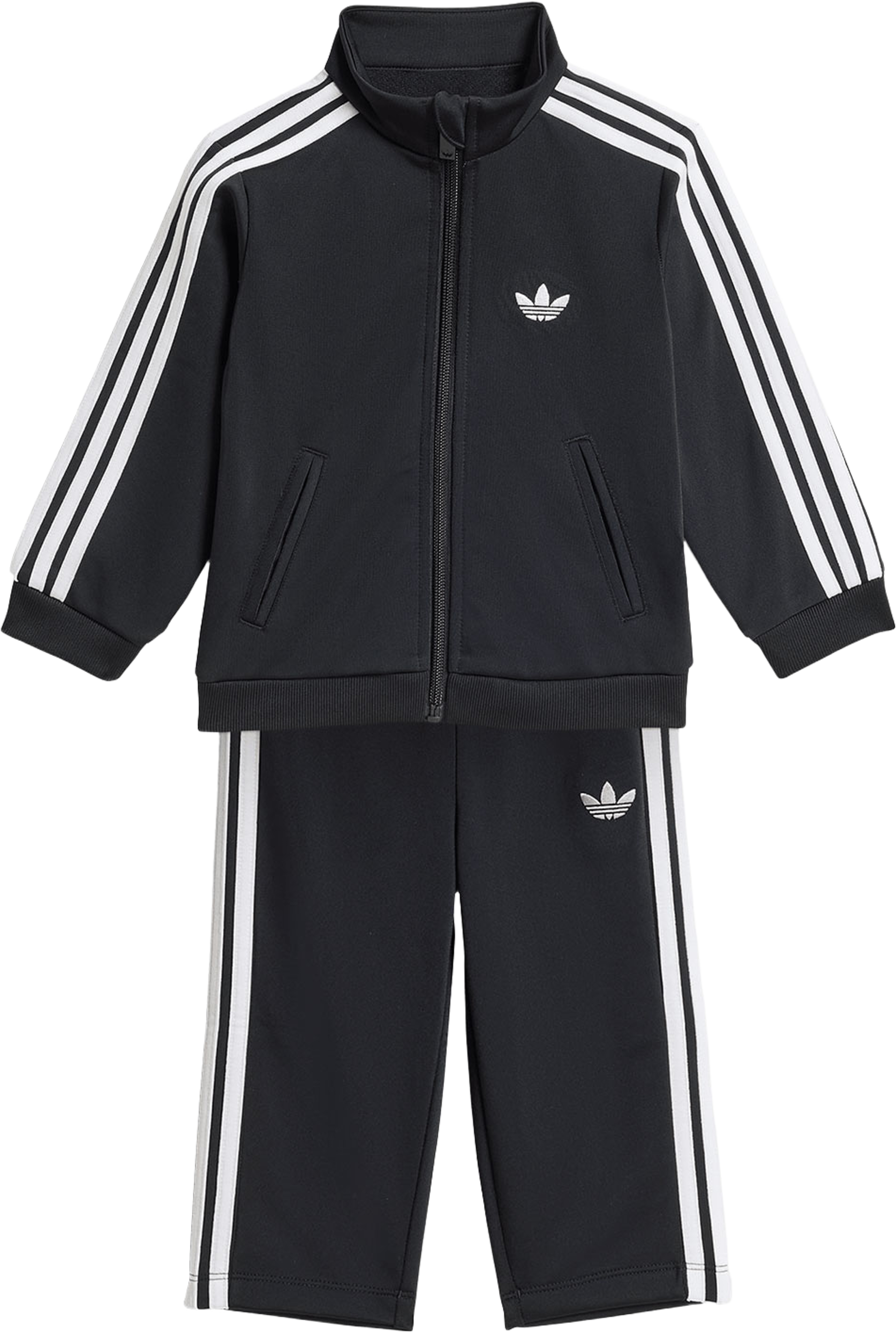 Firebird Tracksuit, från Adidas Originals, i färgen Black/White. Klicka för att öppna bilden i stort format