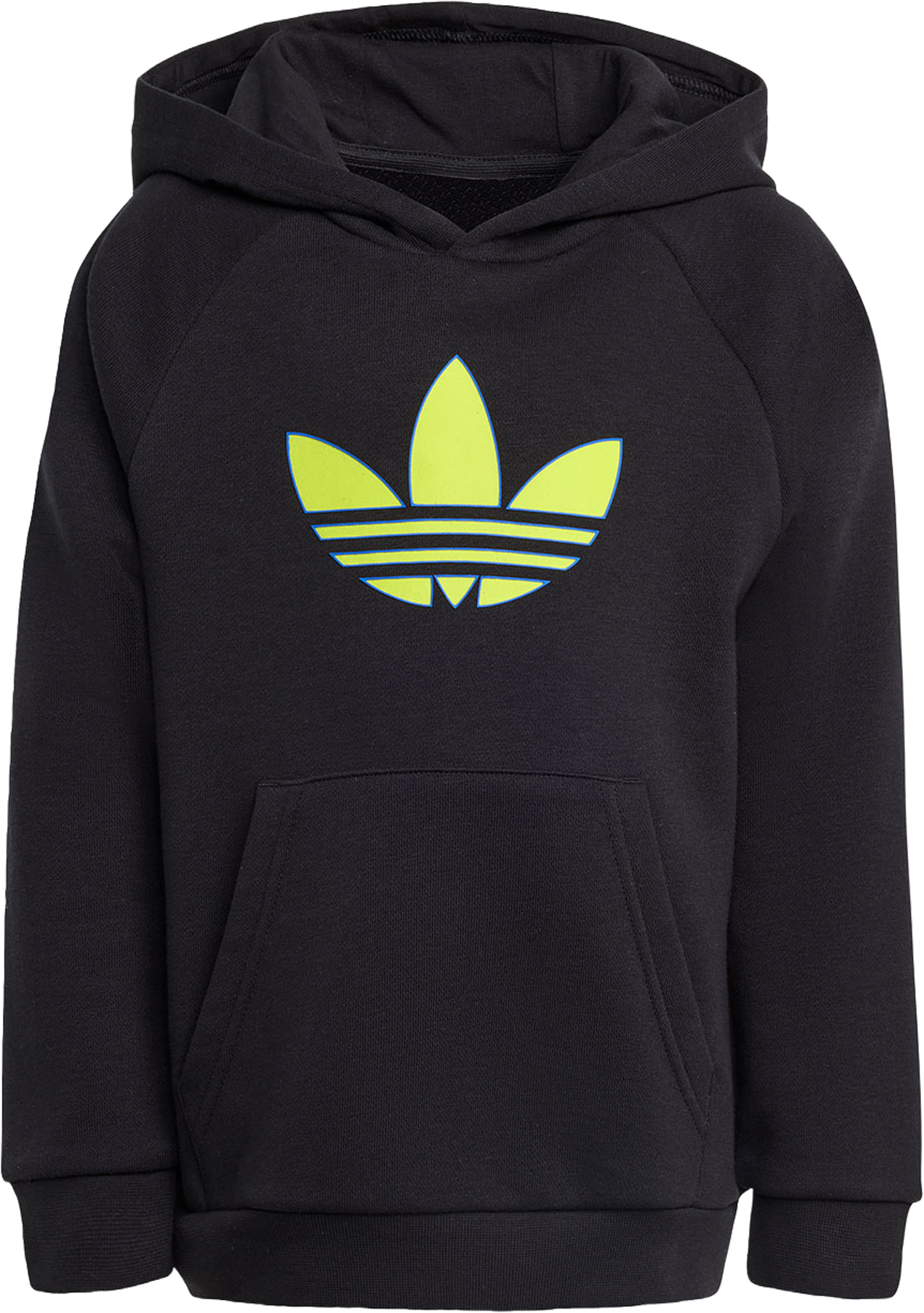 Graphic Trefoil Loose hoodie set, från Adidas Originals, i färgen Black. Klicka för att öppna bilden i stort format
