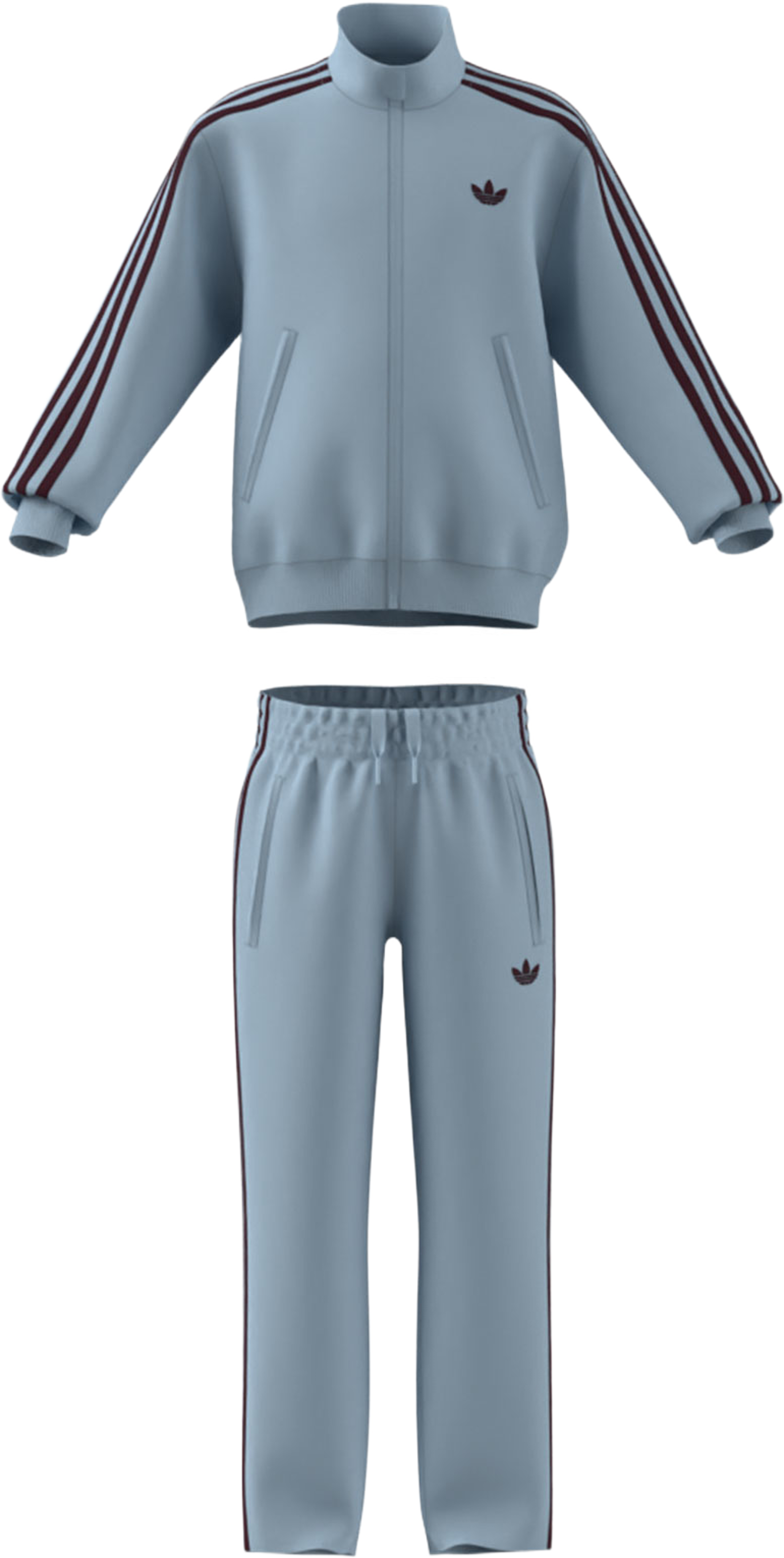 Firebird Tracksuit, från Adidas Originals, i färgen Crsk/Maroon. Klicka för att öppna bilden i stort format