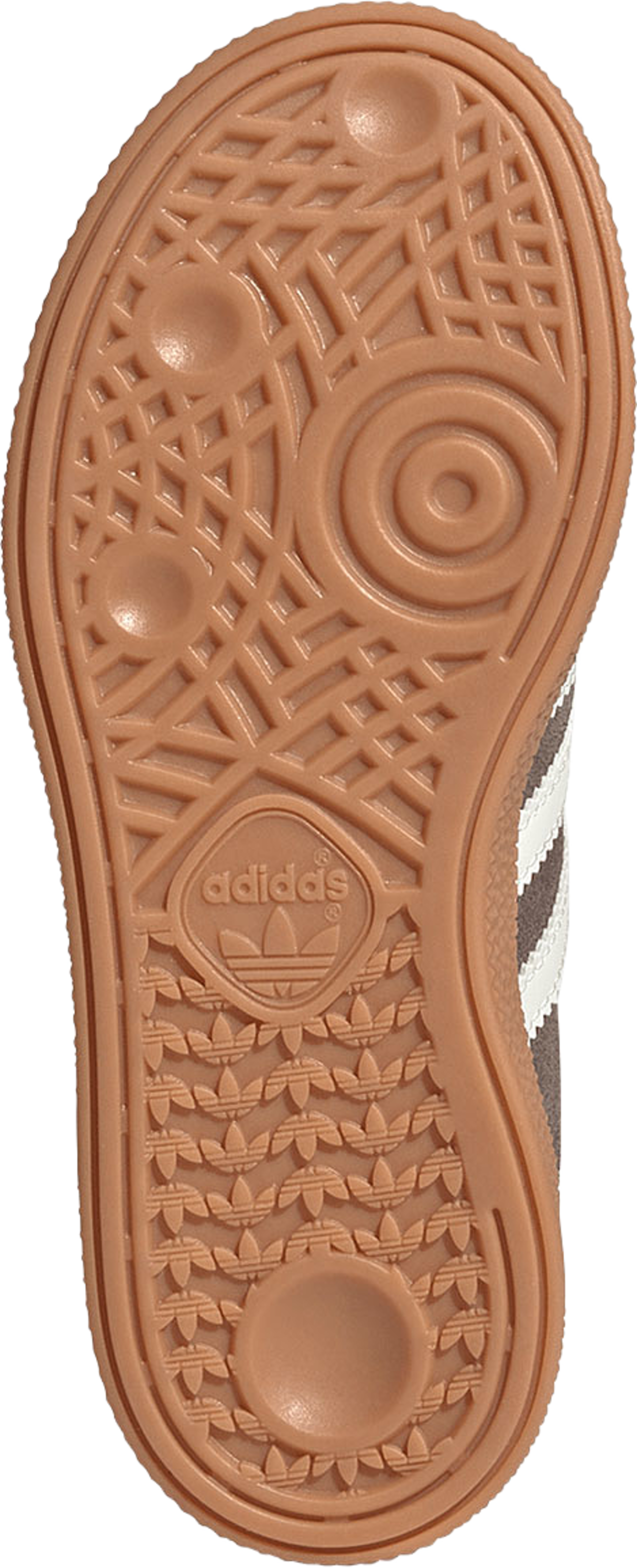 Handball Spezial Skor Barn, från Adidas Originals, i färgen Earstr/Owhite/Gum2. Klicka för att öppna bilden i stort format