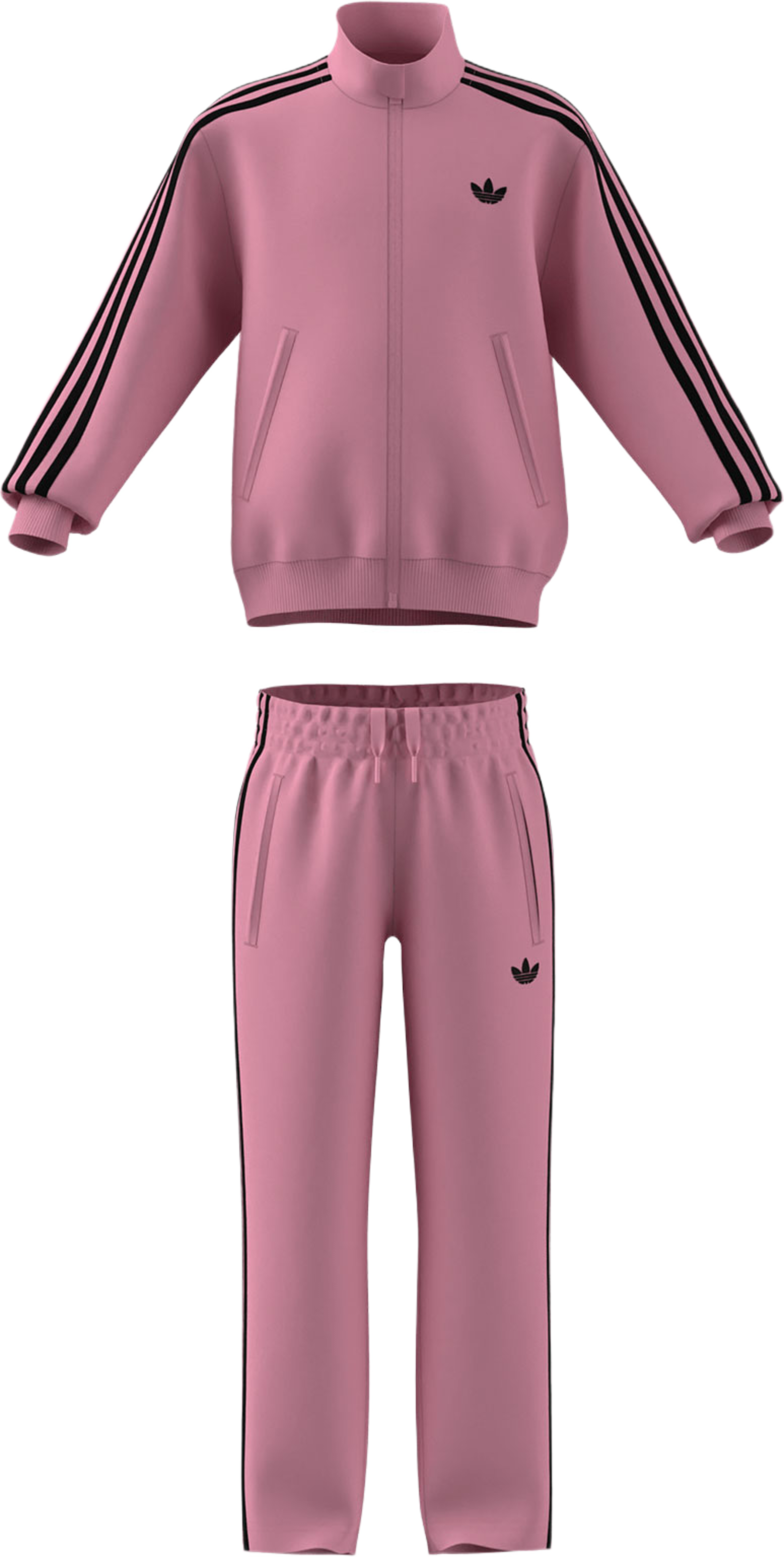 Firebird Tracksuit, från Adidas Originals, i färgen Ltpink/Black. Klicka för att öppna bilden i stort format