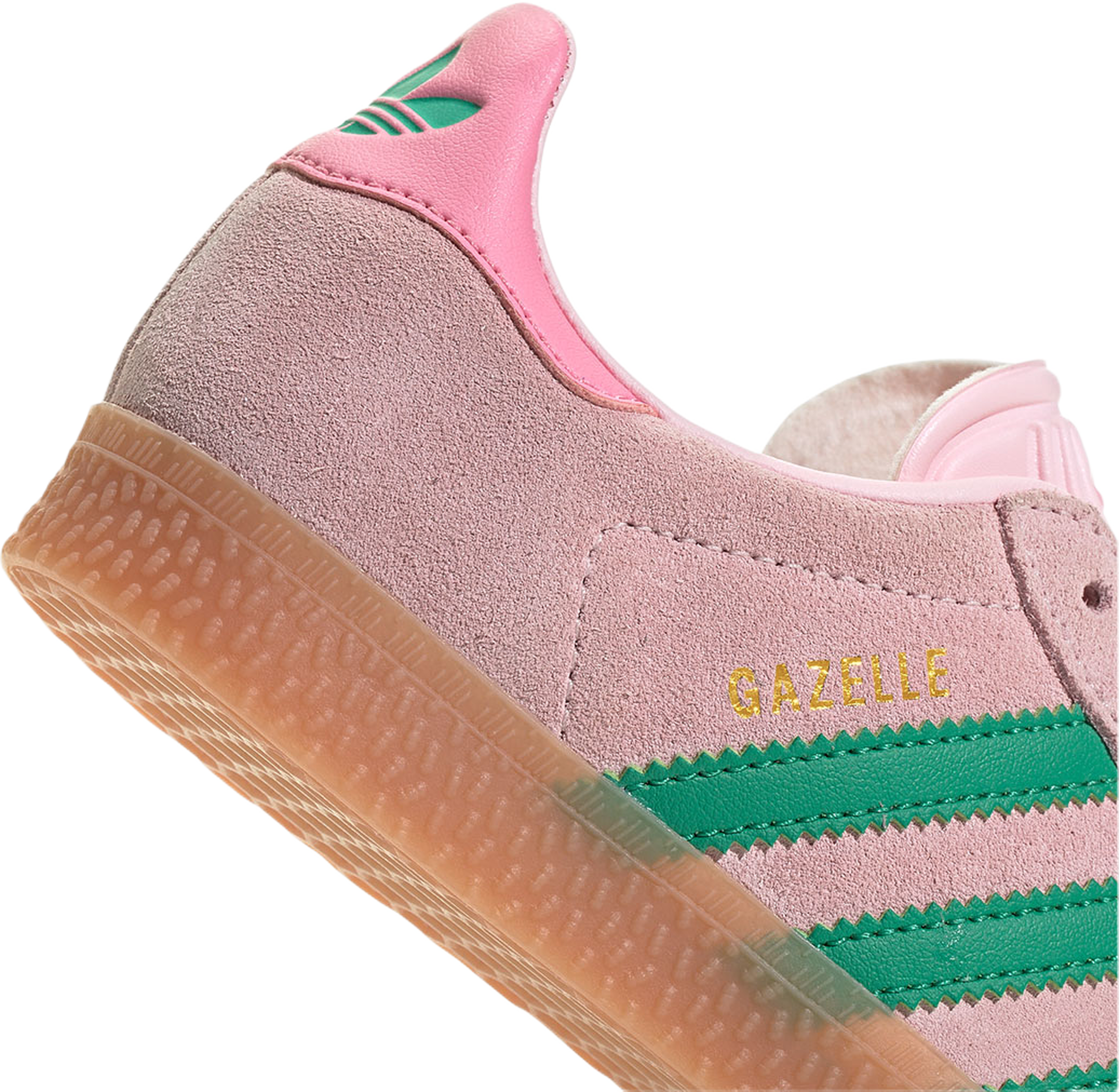 Gazelle Barnskor, från Adidas Originals, i färgen Clpink/Cougrn/Blipnk. Klicka för att öppna bilden i stort format