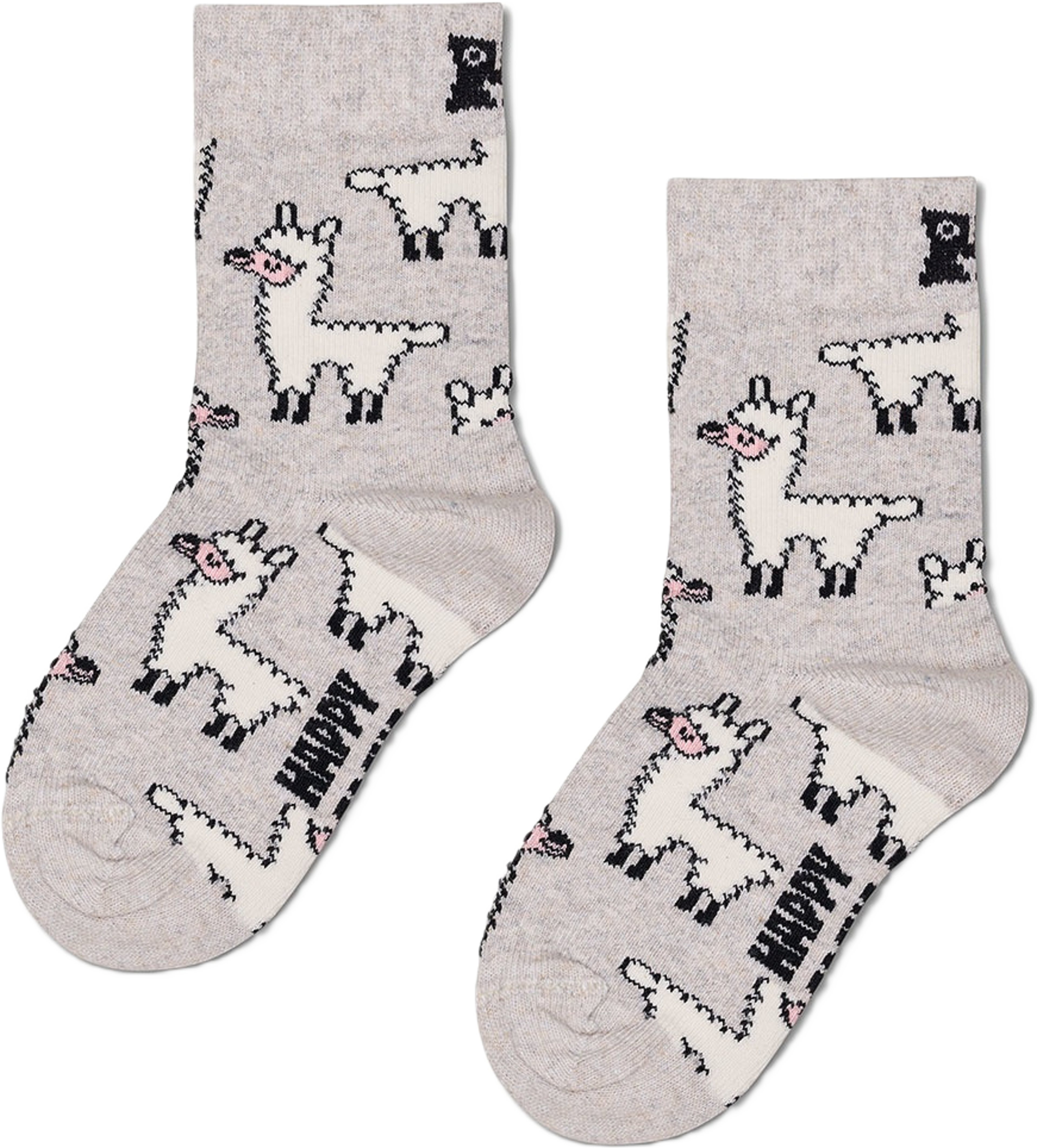 Kids 2-pack Lama Socks Gift Set
