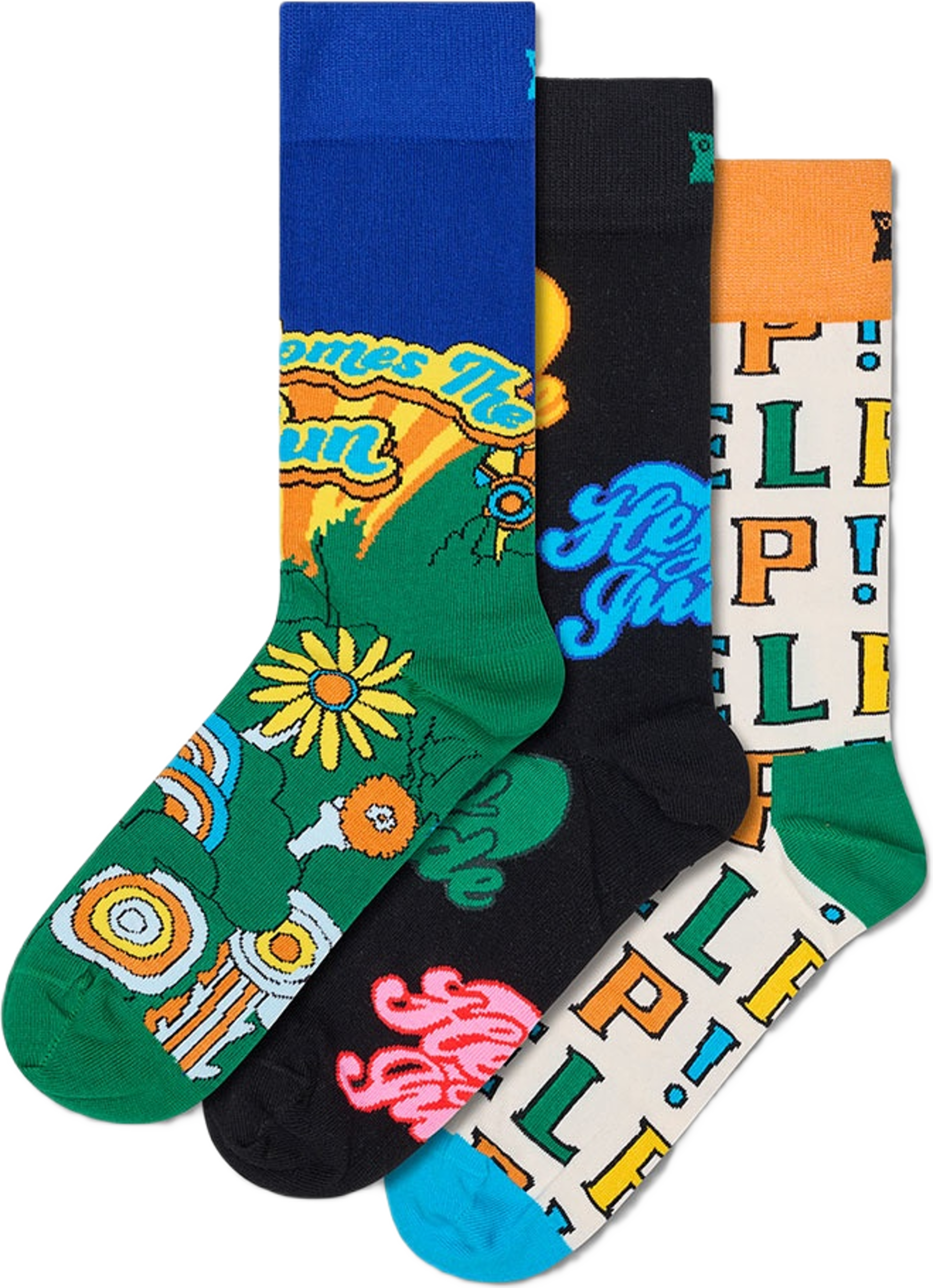 The Beatles 3-Pack Socks Gift Set
