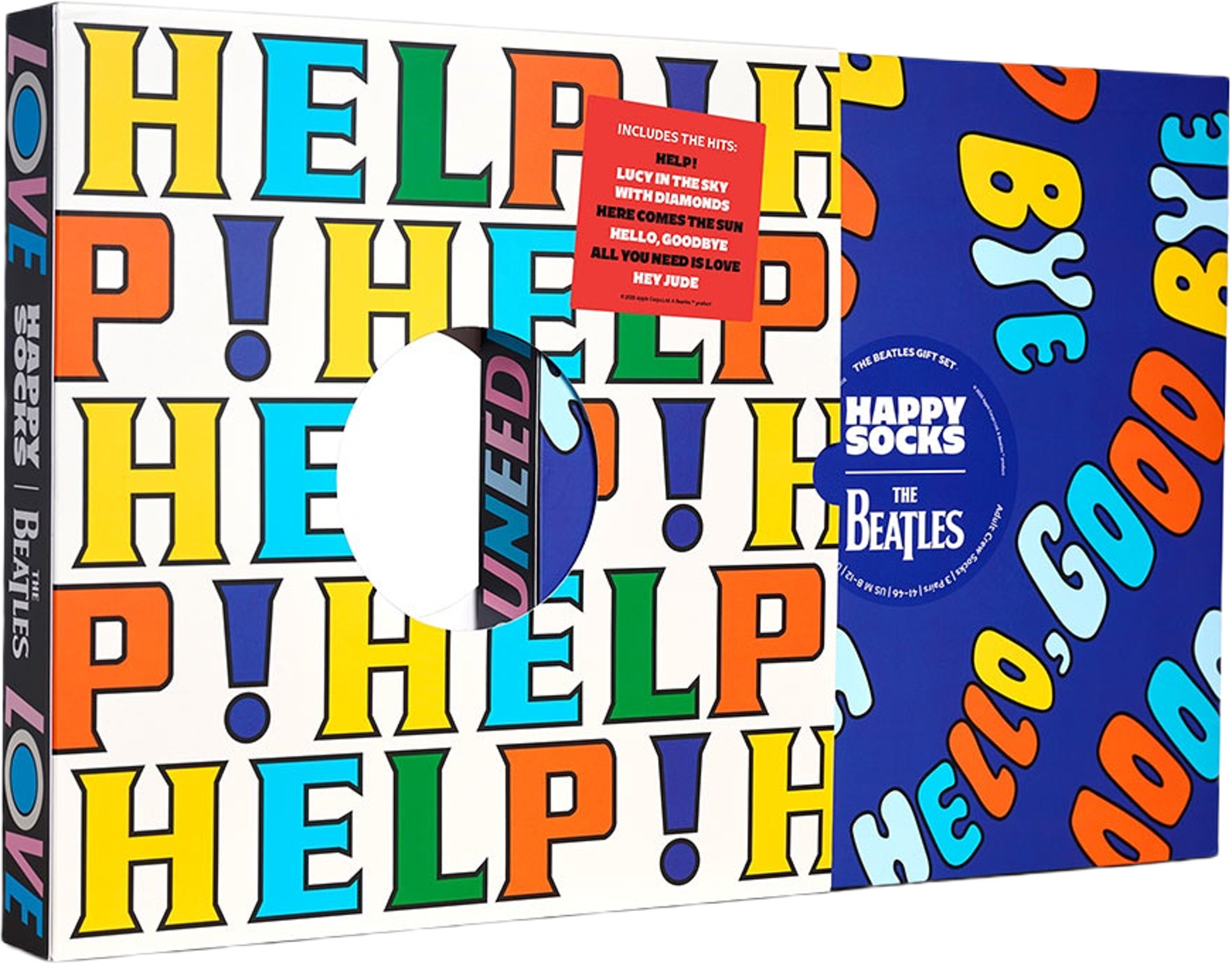 The Beatles 6-Pack Socks Gift Set